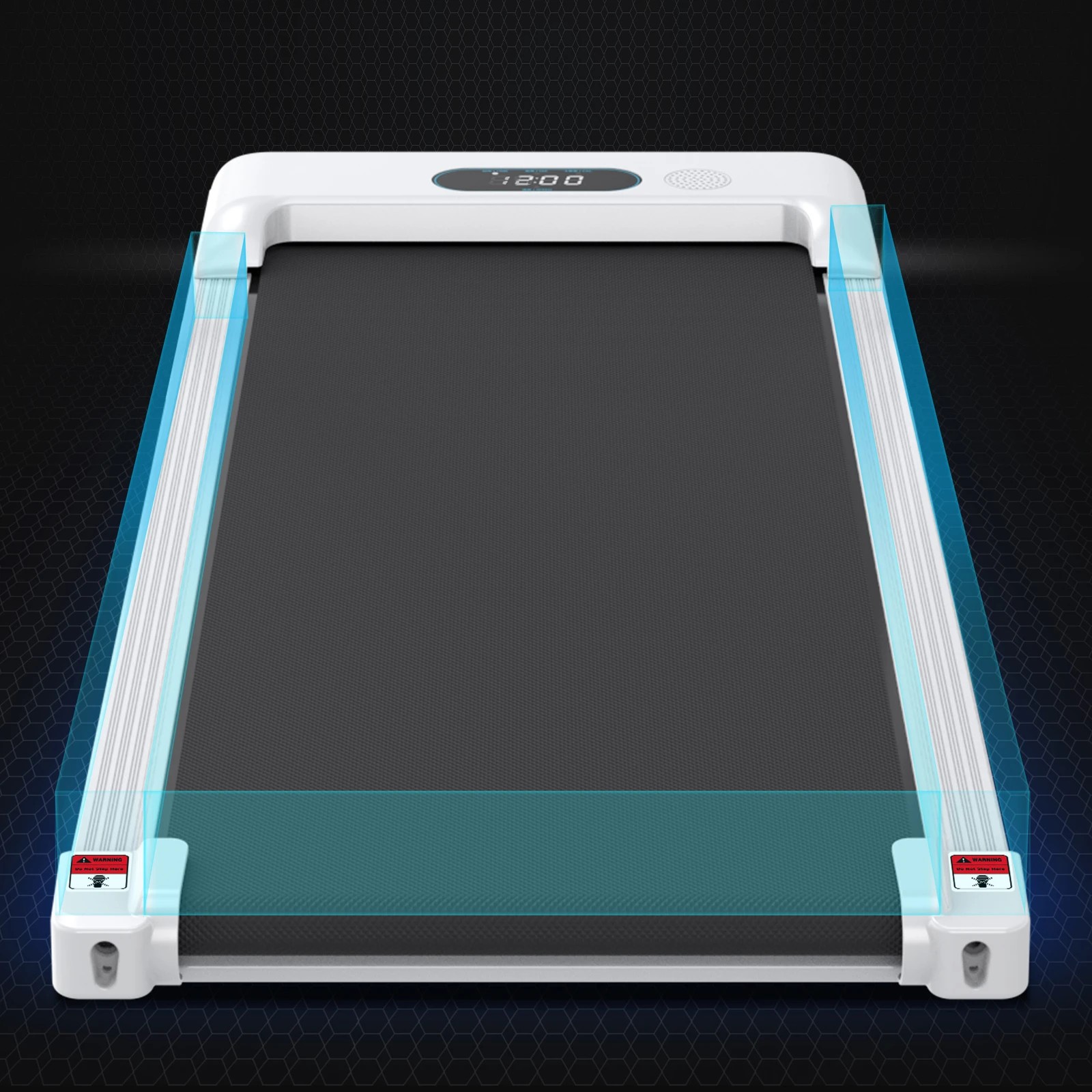 7 Black Lord Treadmill Walking Pad 38cm Belt - White, 7 of 9