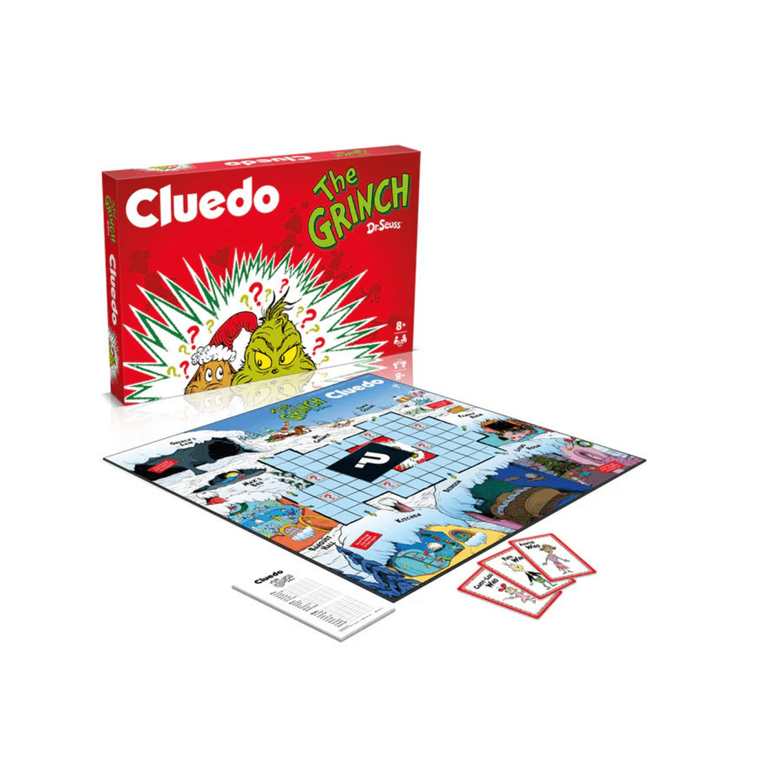 2 Winning Moves Cluedo The Grinch Board Game, 2 of 5