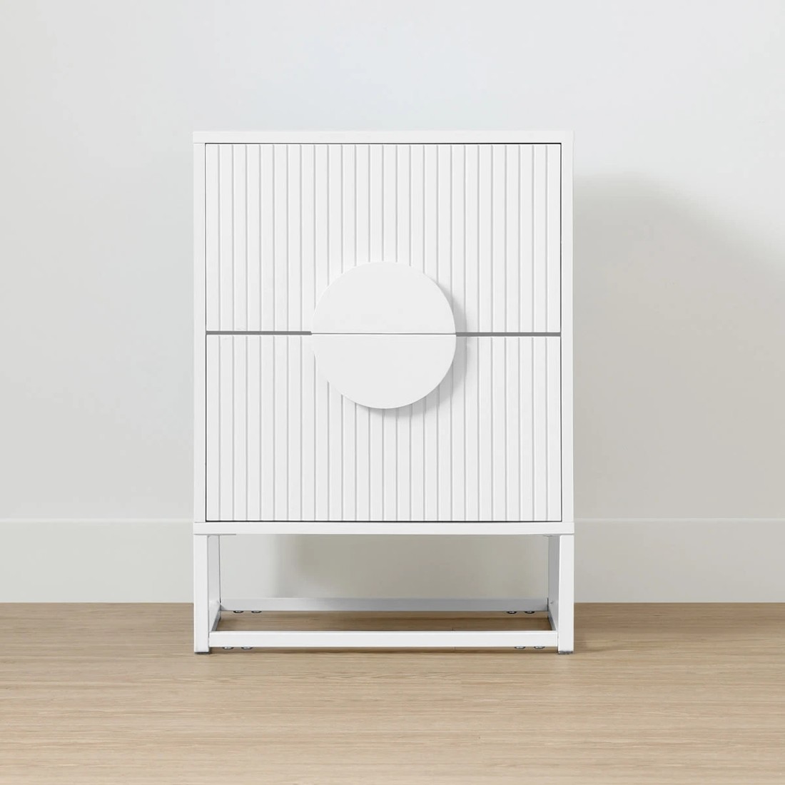 2 Stevie 2 Drawer Bedside Table - White, 2 of 9