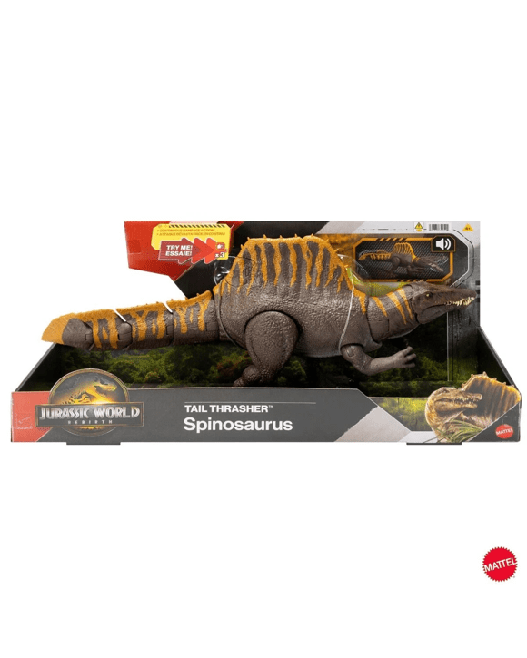 Jurassic World Rebirth Tail Thrasher Spinosaurus Action Figure