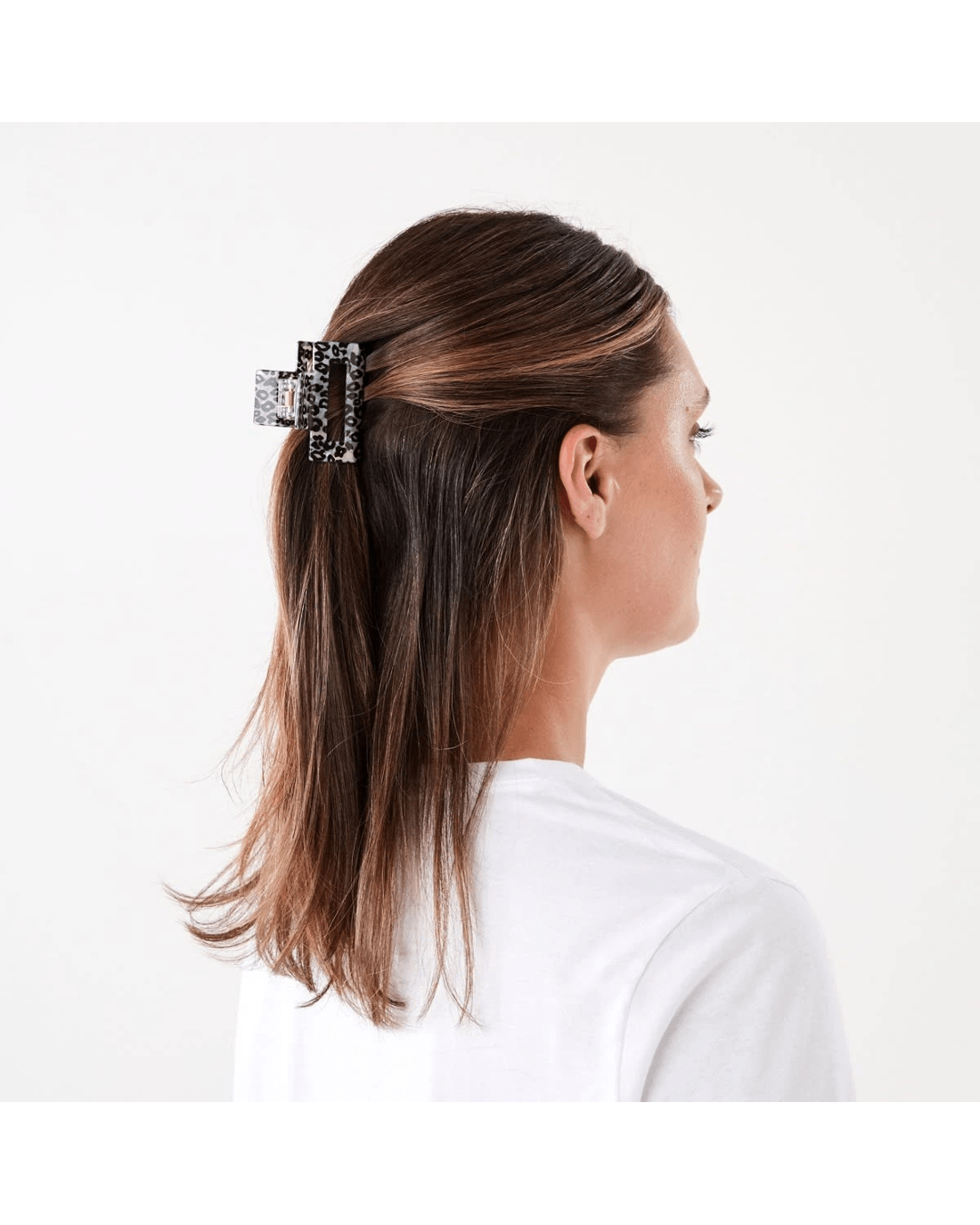 3 3 Pack Small Rectangle Claw Hair Clips, 3 of 4