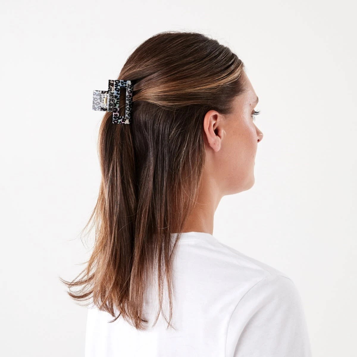 3 3 Pack Small Rectangle Claw Hair Clips, 3 of 4