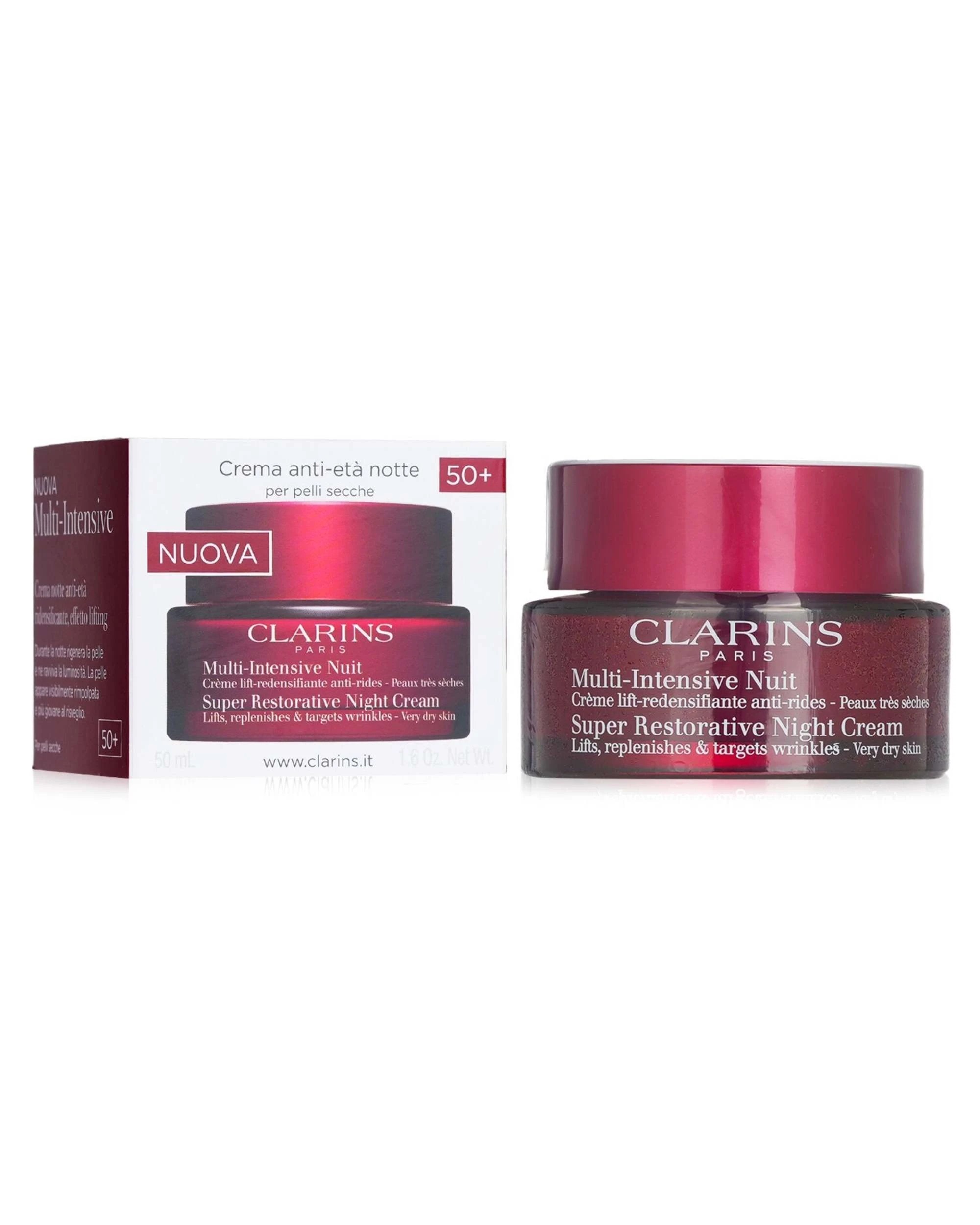 2 Clarins Multi Intensive Nuit Super Restorative Night Cream  50ml/1.6oz, 2 of 4