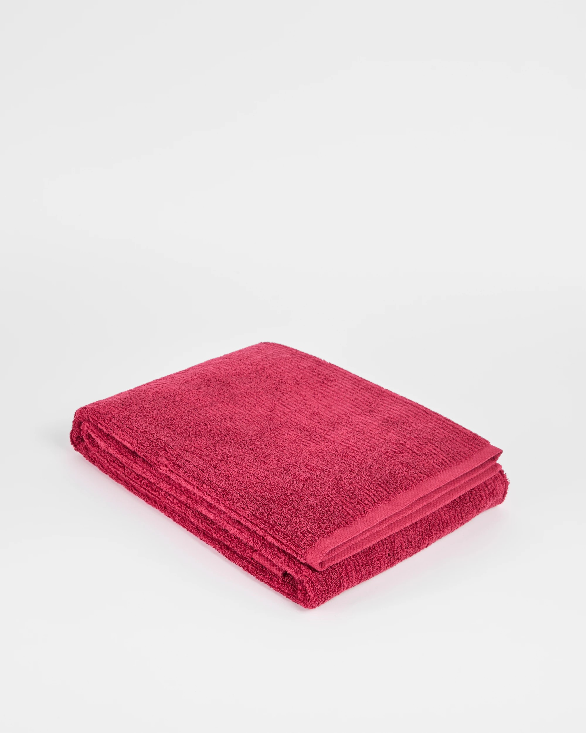 1 Target Australian Cotton Ribbed Bath Sheet - Piper - Pink, 1 of 3