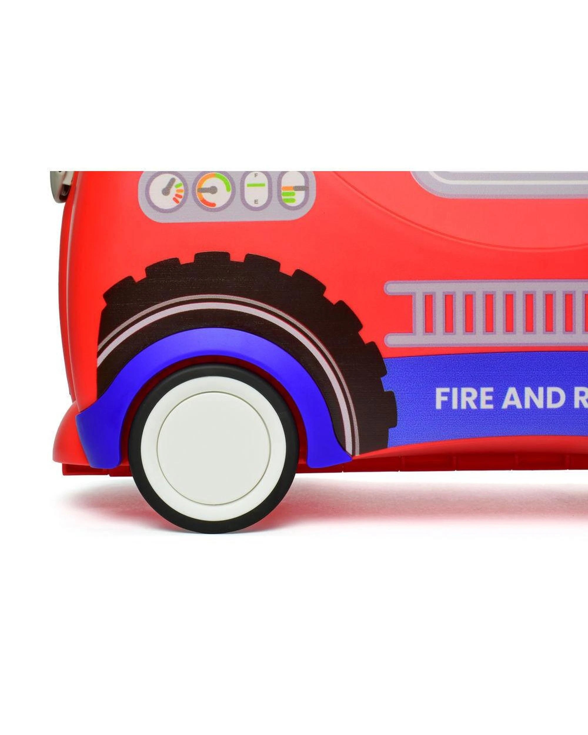 8 Trunki Glide Ride on Luggage Kids Suitcase Toy Box Frank the Firetruck, 8 of 8