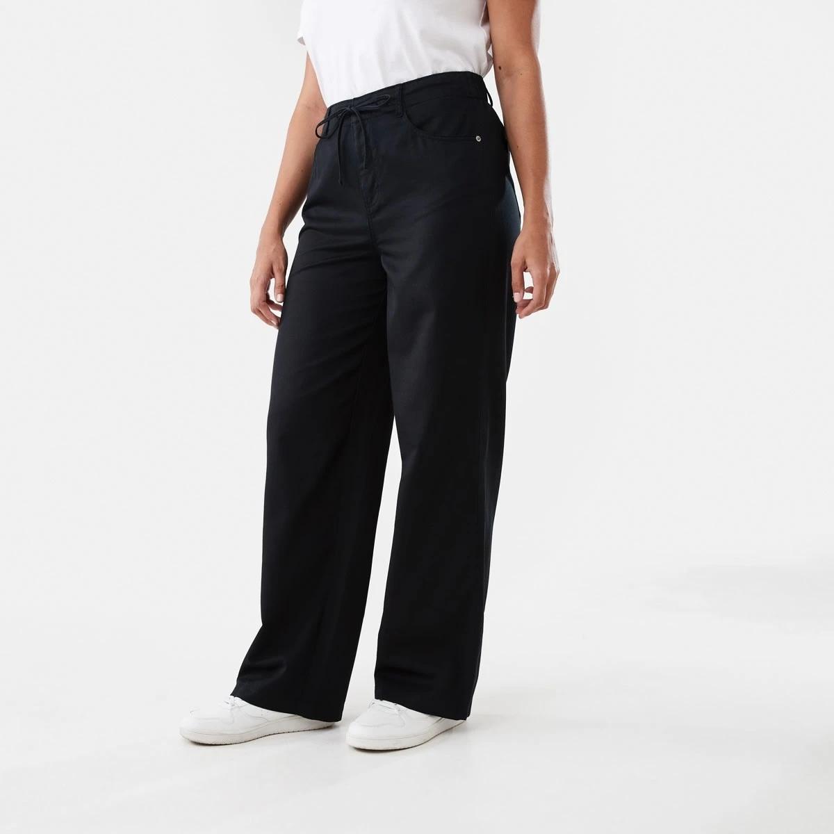2 Tie Waist Pants Black, 2 of 5