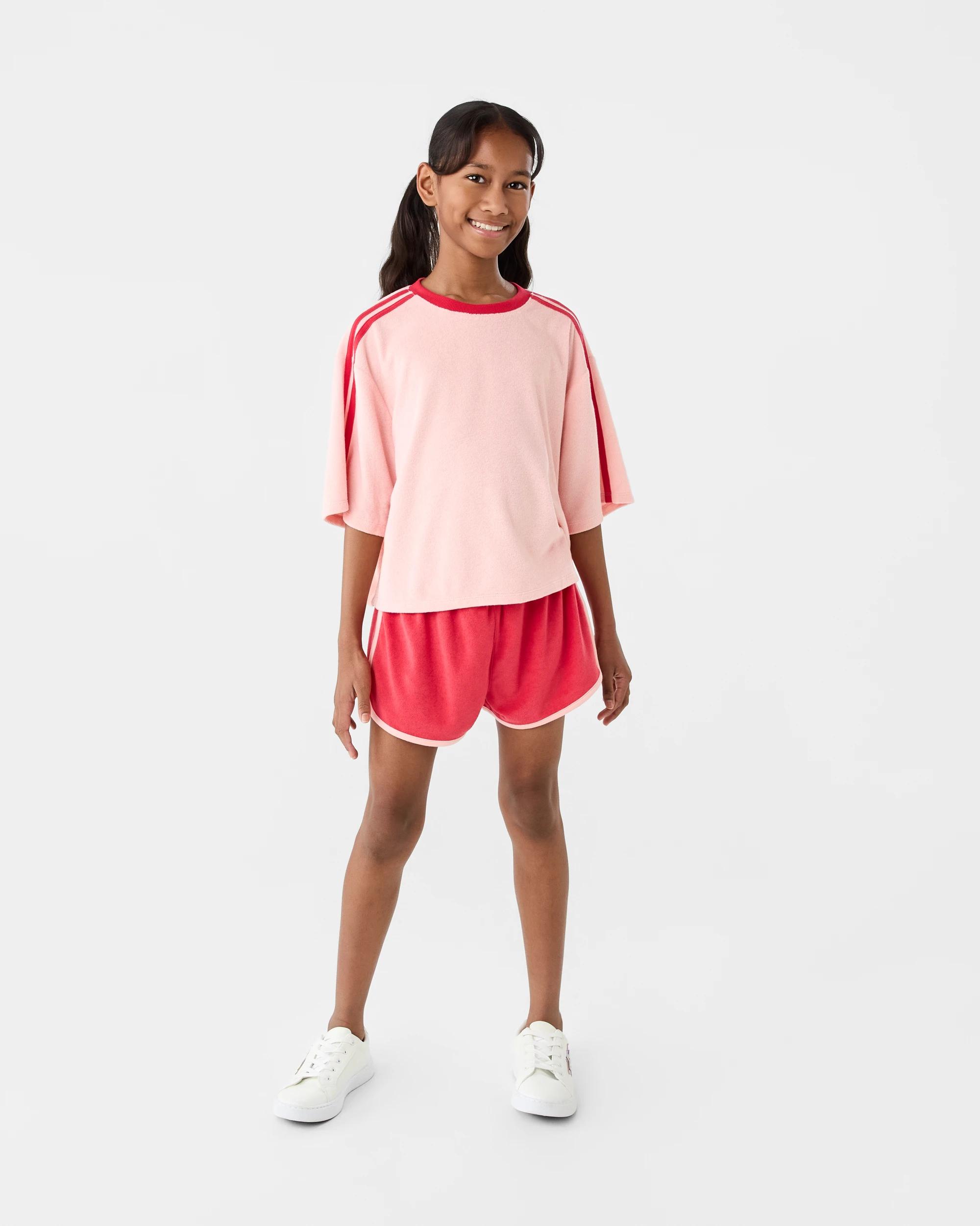 8 Short Sleeve Terry Set Aprct Mist, 8 of 9