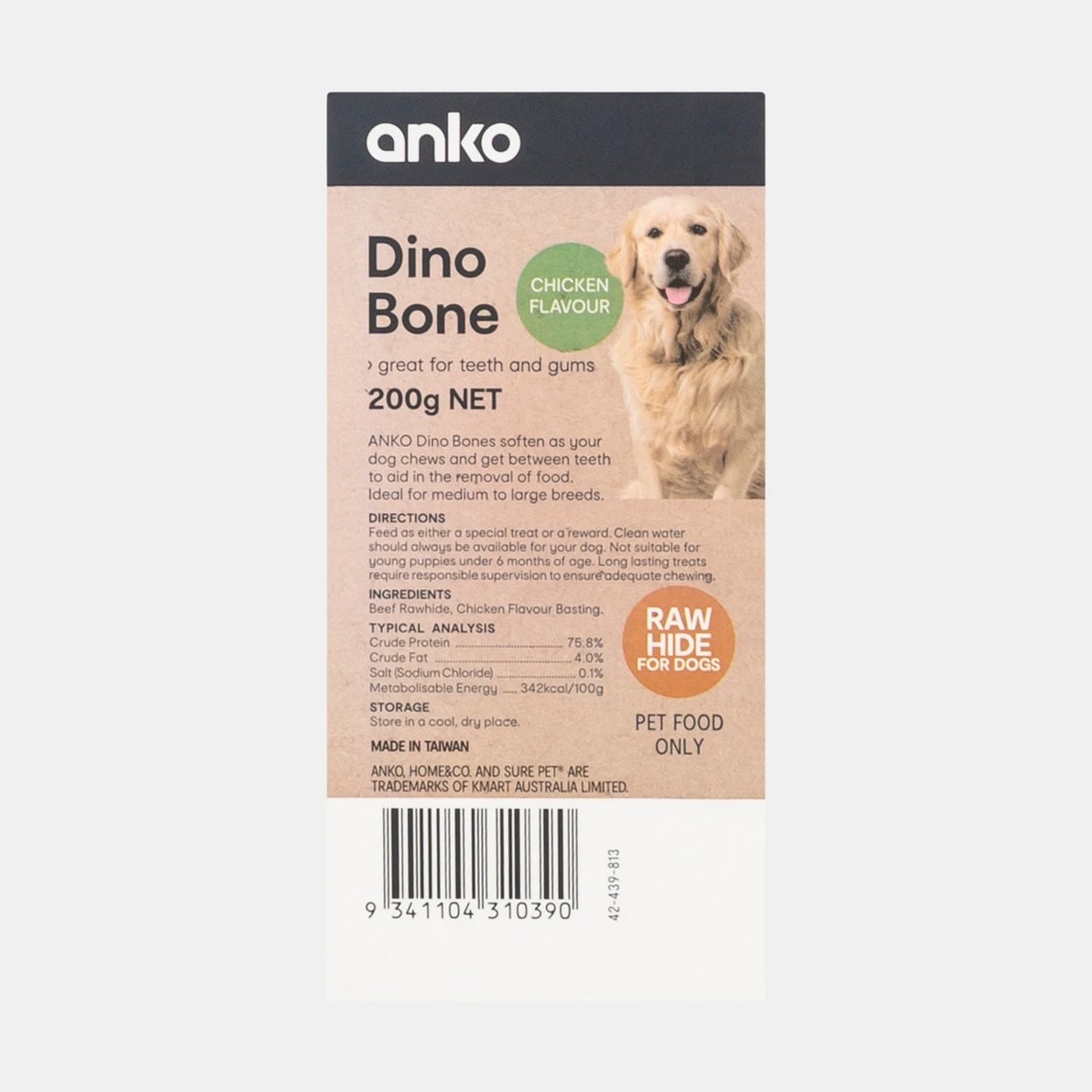 6 Pet Treat Rawhide Bone - Extra Large, 6 of 6