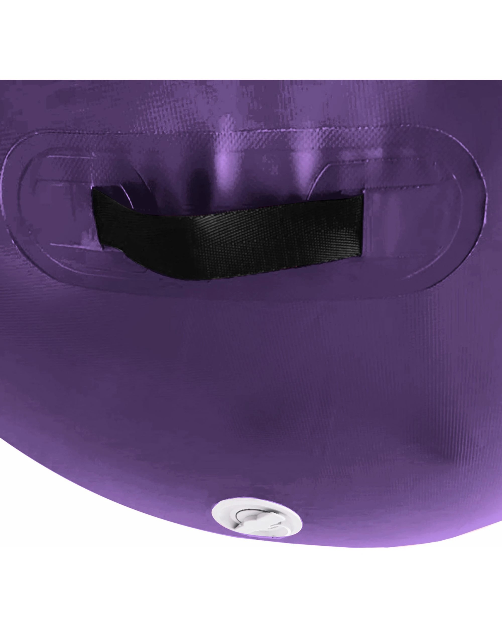 4 Powertrain 120cm x 75cm Inflatable Air Barrel Exercise Roller Gymnastics Training Aid - Purple, 4 of 5