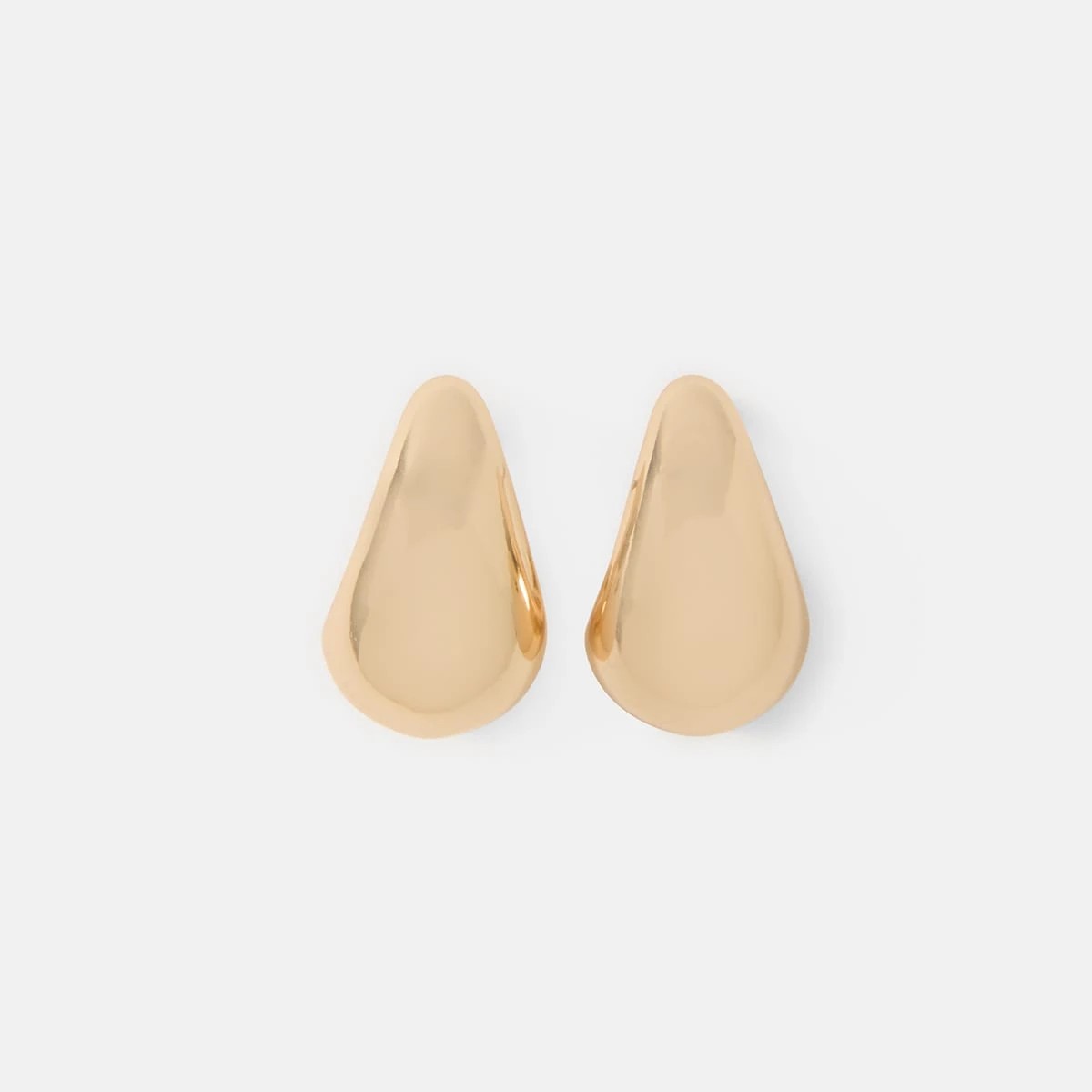 1 Mini Teardrop Earrings - Gold Tone, 1 of 5
