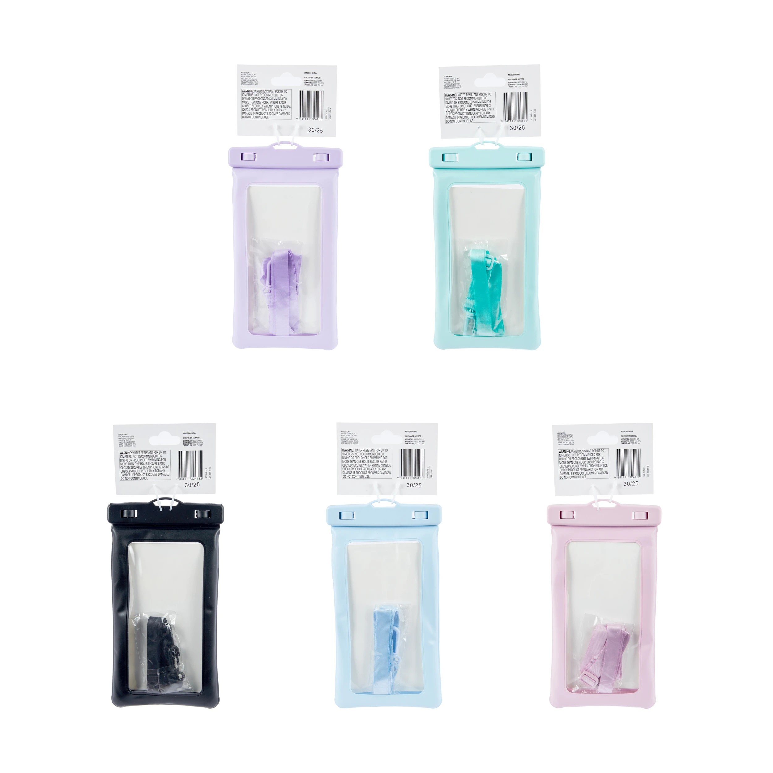 6 Water Resistant Crossbody Bag - Assorted, 6 of 6