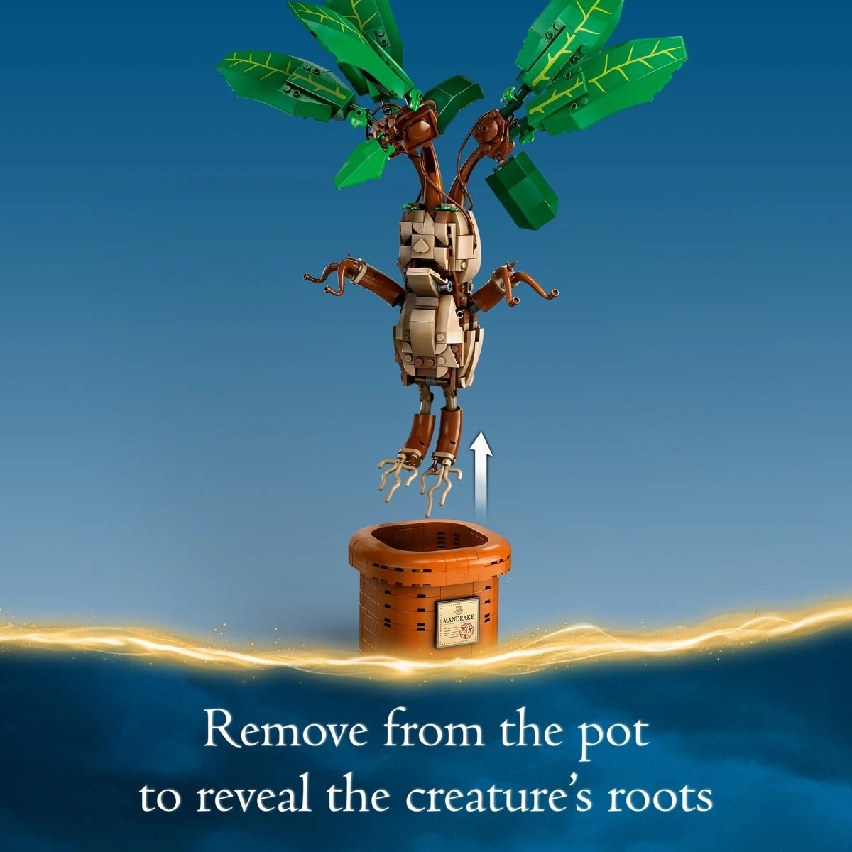 4 LEGO Harry Potter Mandrake Plant Toy Magical Gift 76433, 4 of 11