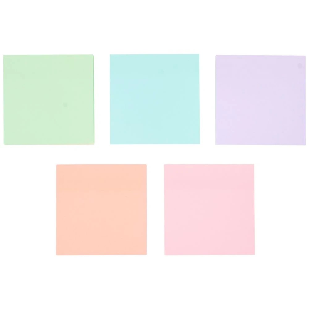 3 J.Burrows Ultra Stick-it Notes 76x76mm Sunset 5 Pack, 3 of 4