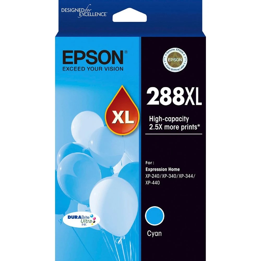 1 Epson 288XL Ink Cartridge Cyan, 1 of 1