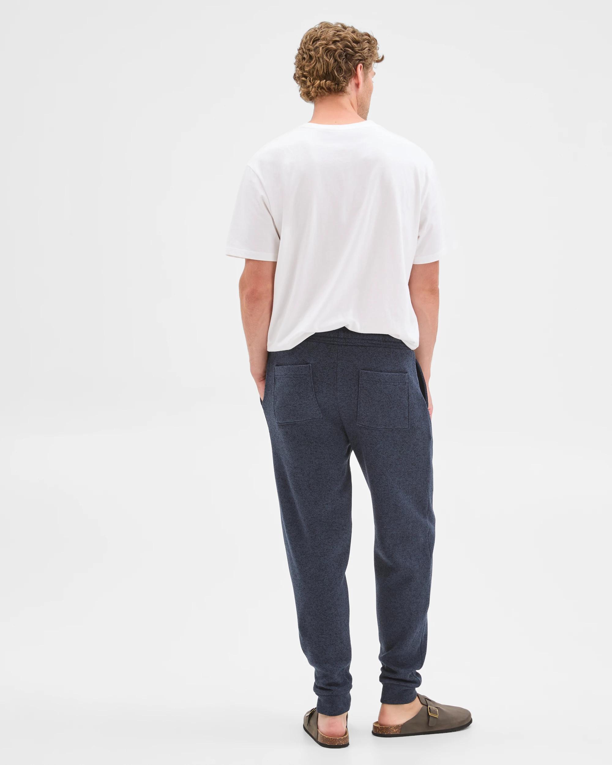 6 Target Man Cuffed Full Length Trackpants NAVY MARLE, 6 of 6