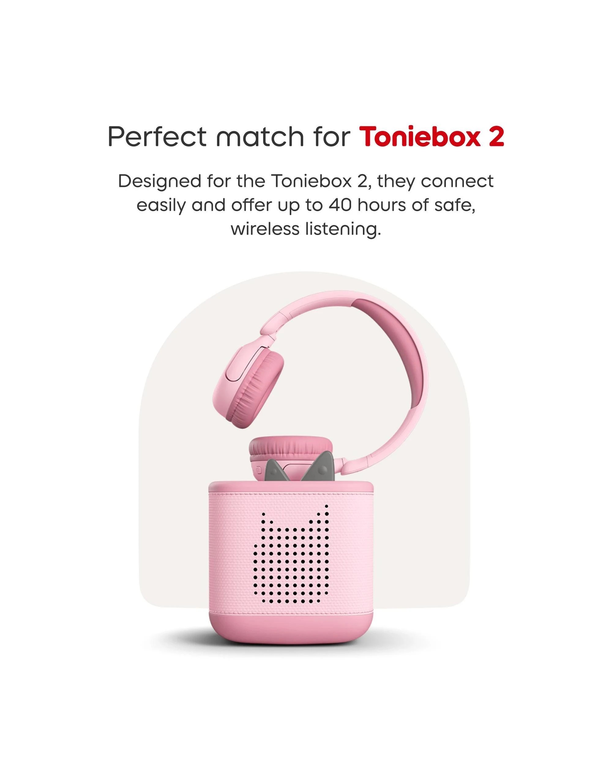 5 Tonies® Bluetooth Headphones - Cloud - Pink, 5 of 7