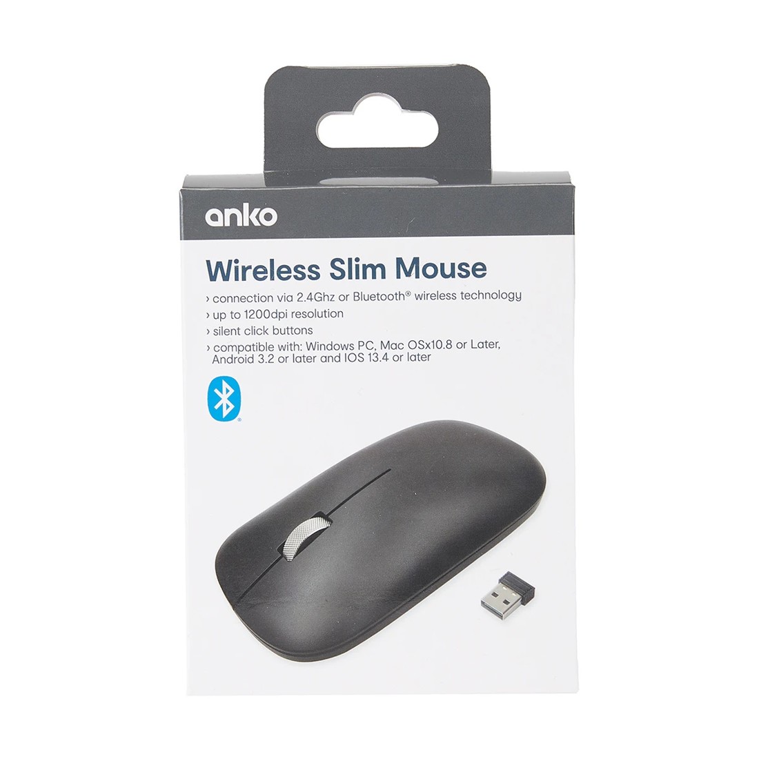 7 Wireless Slim Mouse - Black, 7 of 7