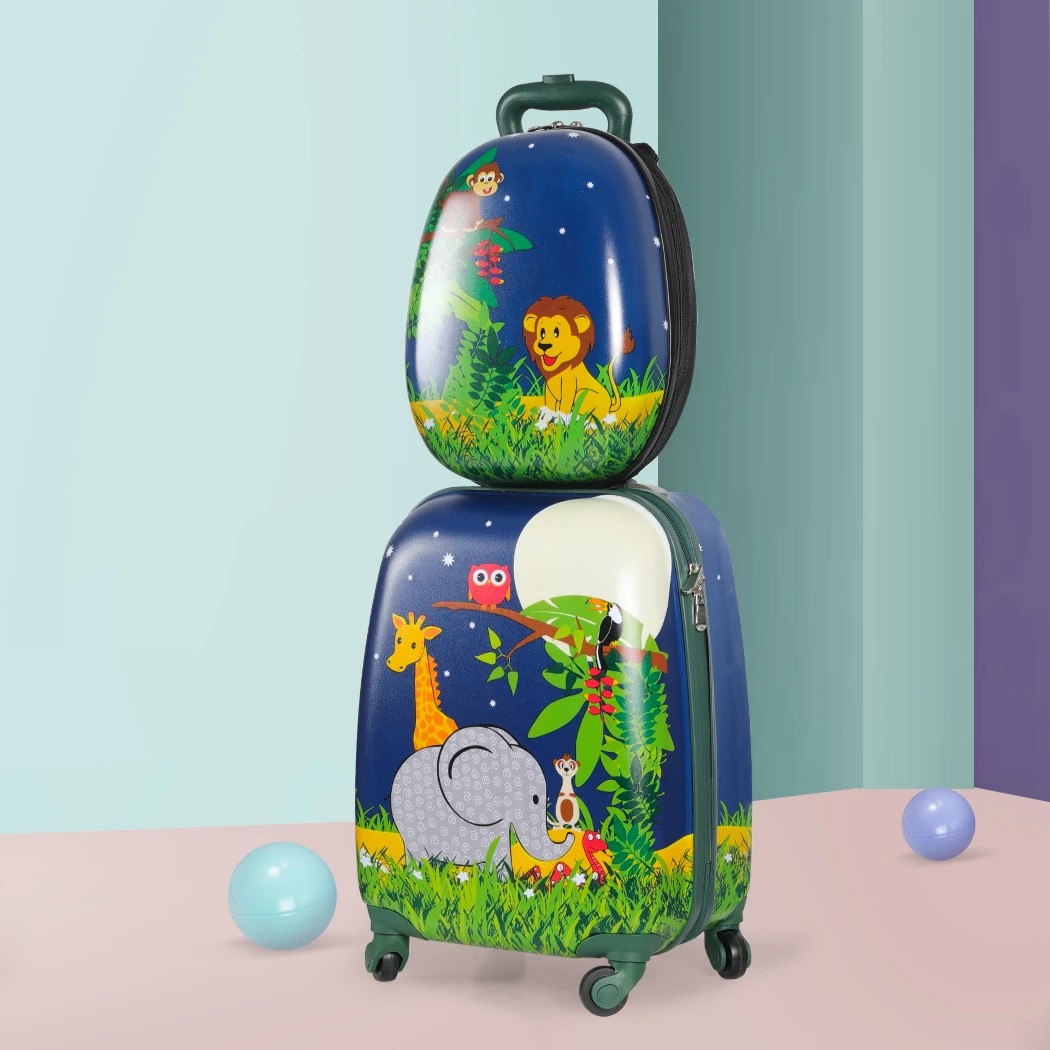 7 BoPeep 2PC Kids Luggage Set Jungle Pattern, 7 of 8