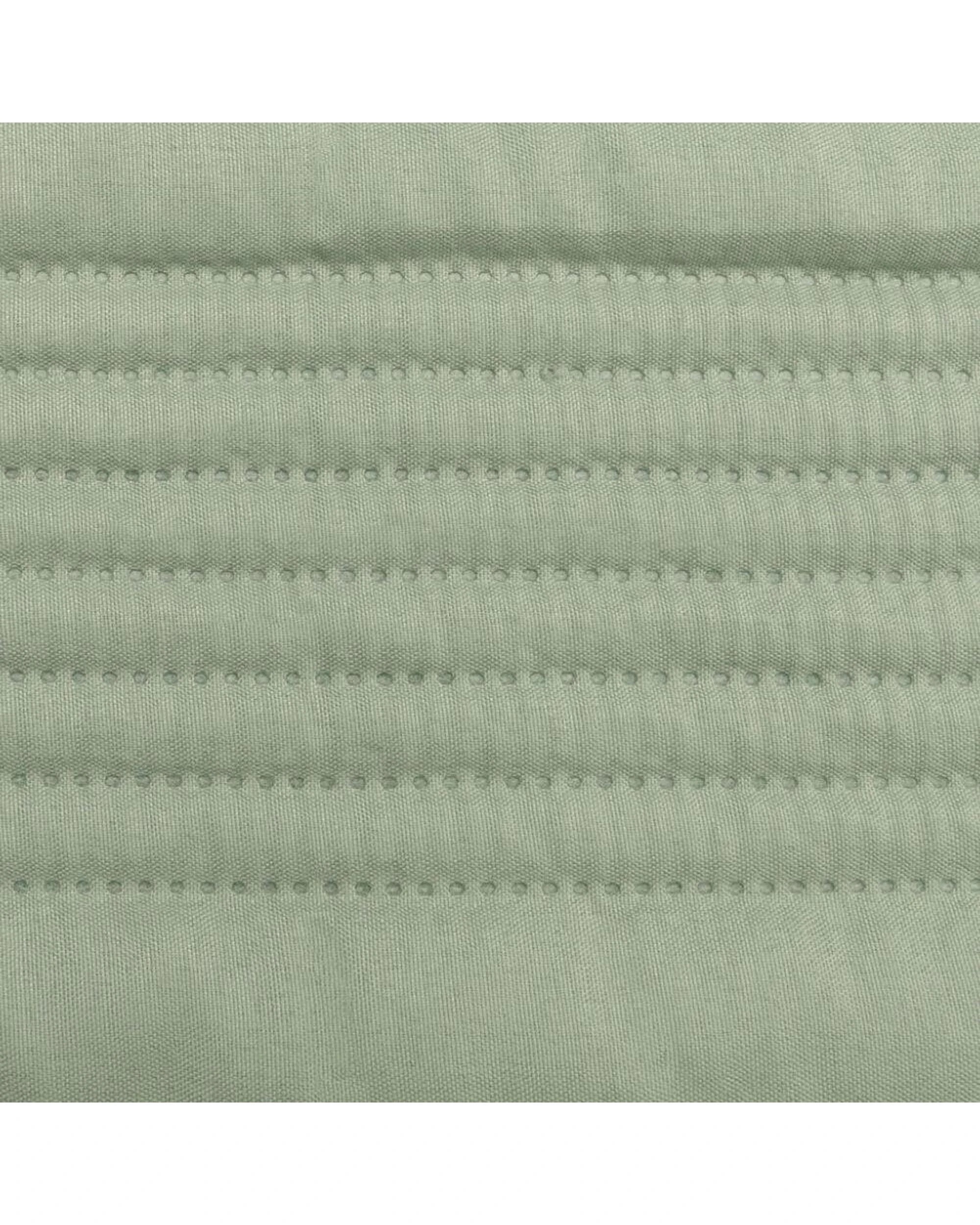 4 Bambury Flinders Embossed Bed Runner Sage - Green, 4 of 4
