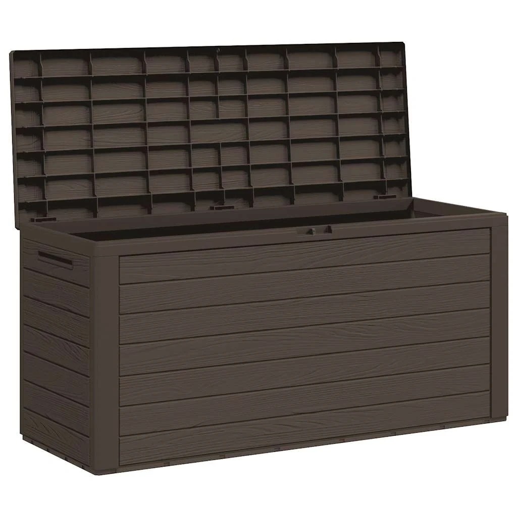 4 vidaXL Outdoor storage box Ample Storage - Brown, 4 of 9