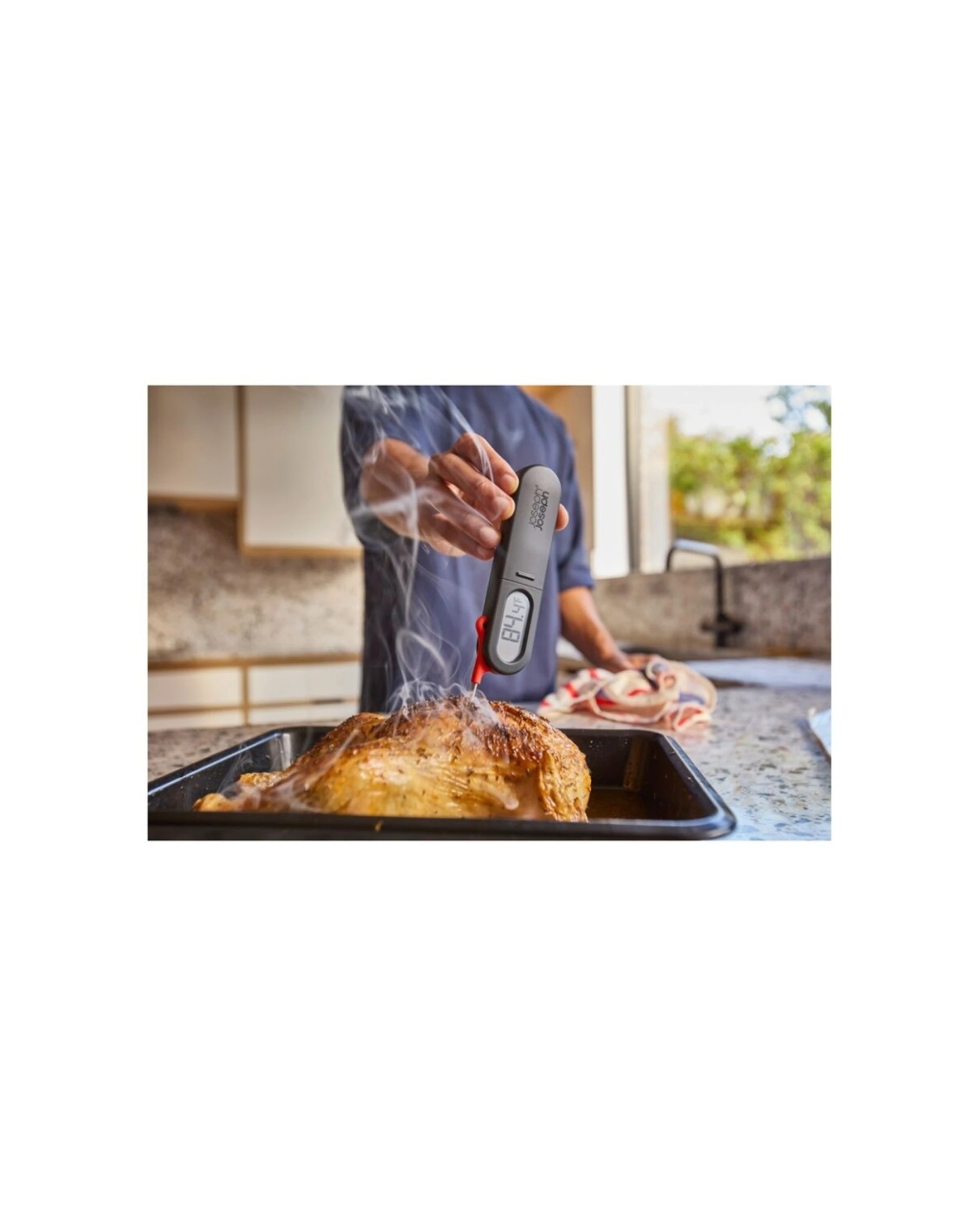 7 Joseph Joseph ThermaPoint Digital Food Probe Thermometer Hygienic Touch-Free Graphite - Grey, 7 of 7