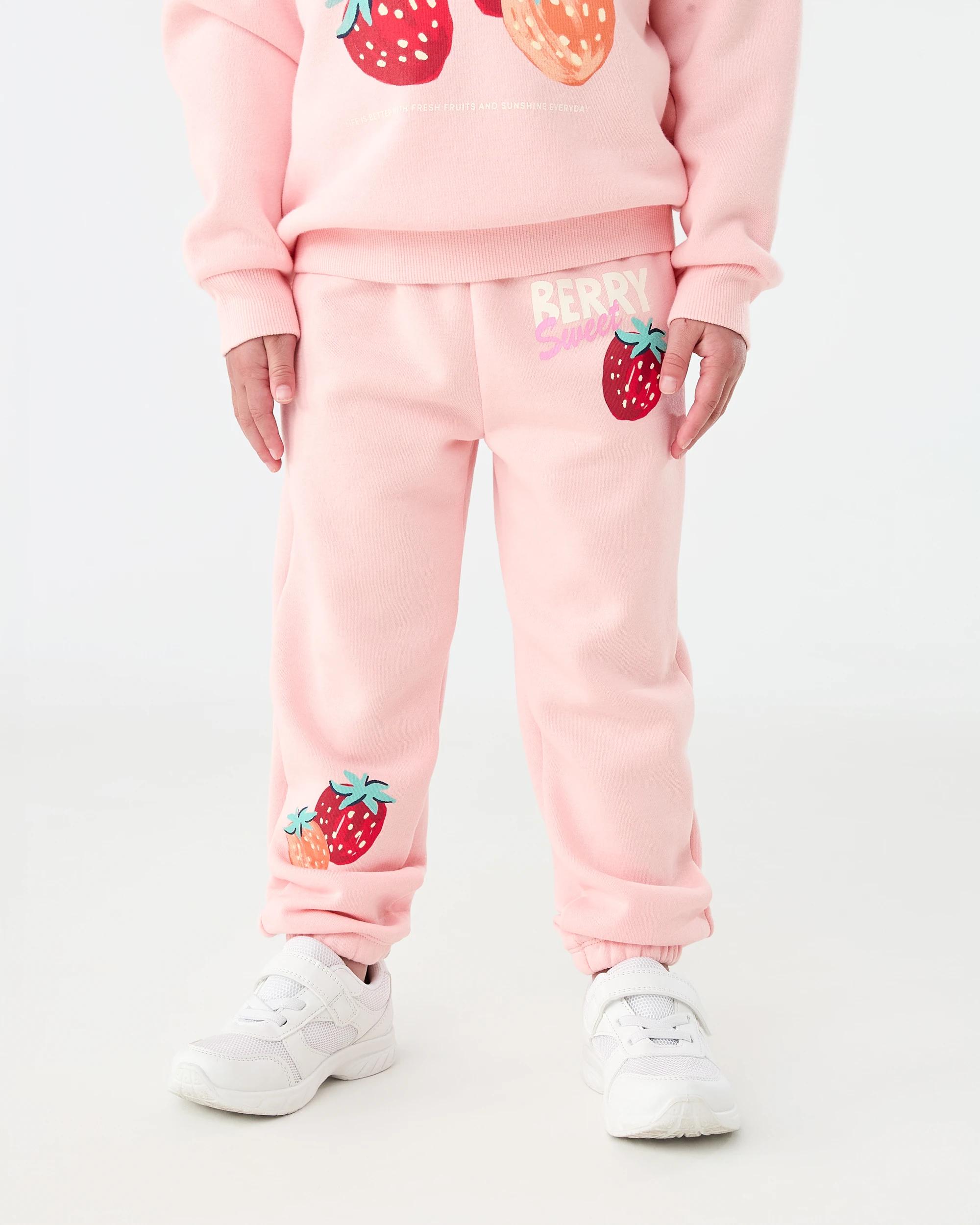 1 Print Trackpants Pnk Berry, 1 of 7