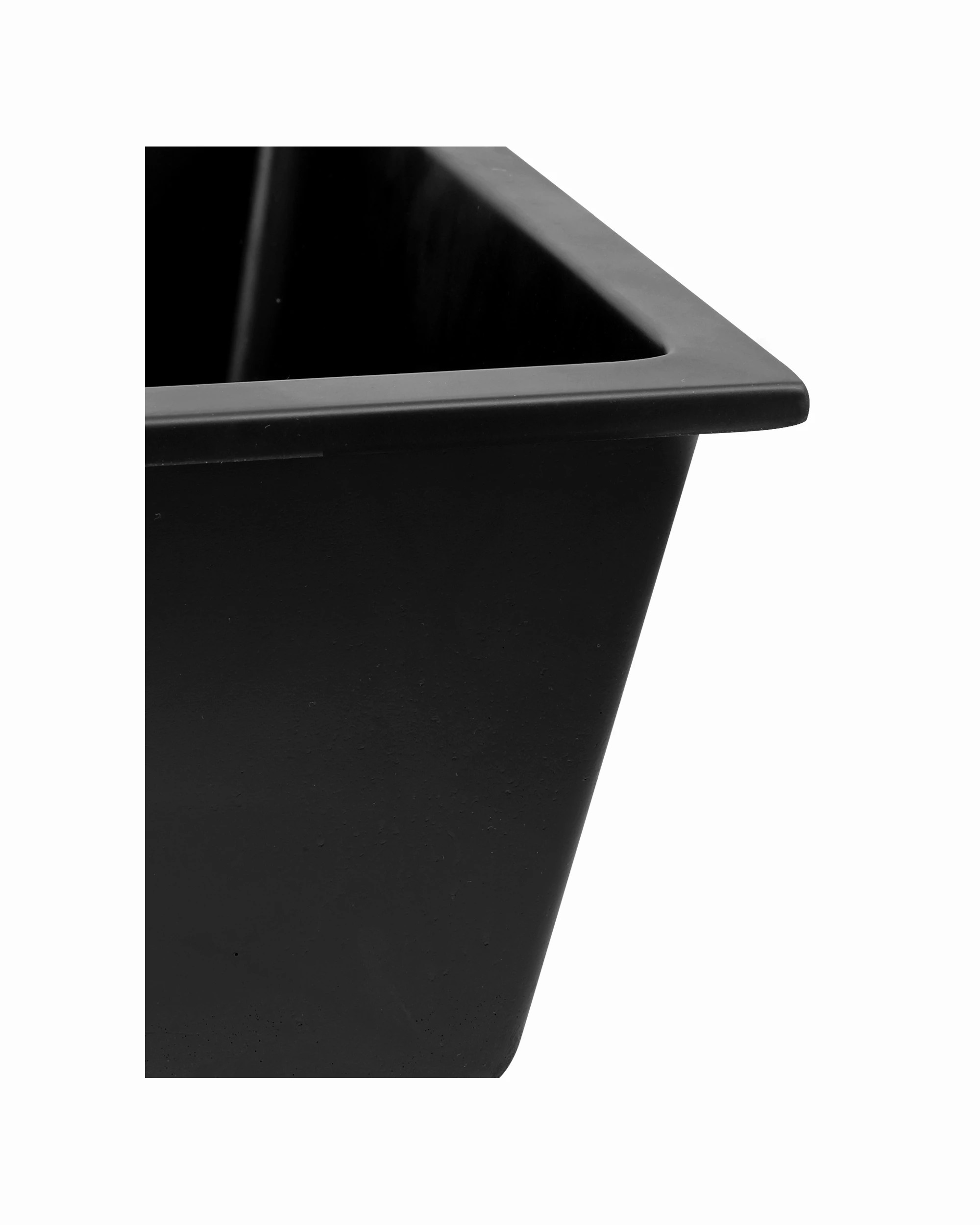 4 Cefito Kitchen Sink 45x45cm Granite Stone Sink Single Bowl - Black, 4 of 6