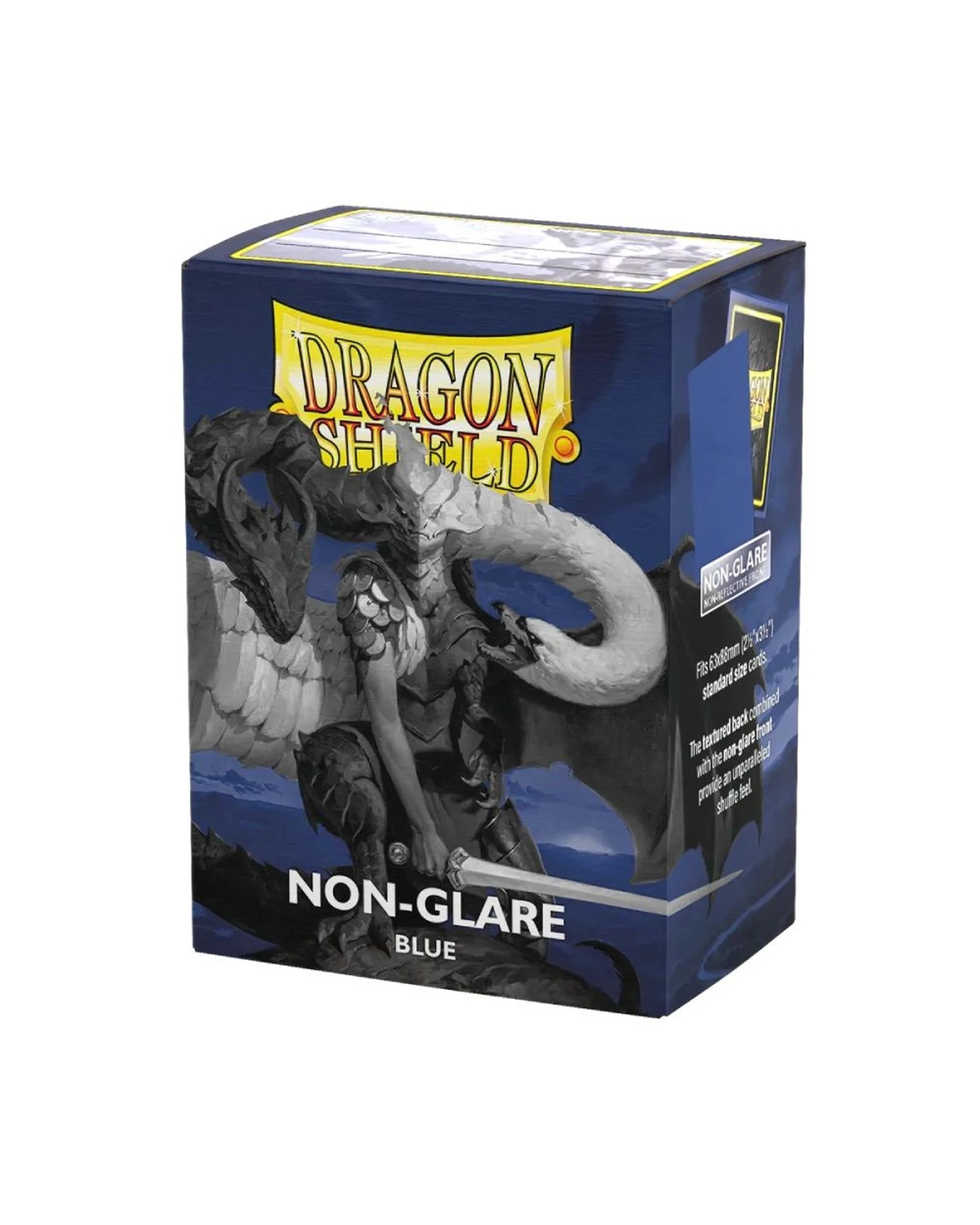 1 Dragon Shield Matte Blue Non-Glare Sleeves 100 Pack - Blue, 1 of 2