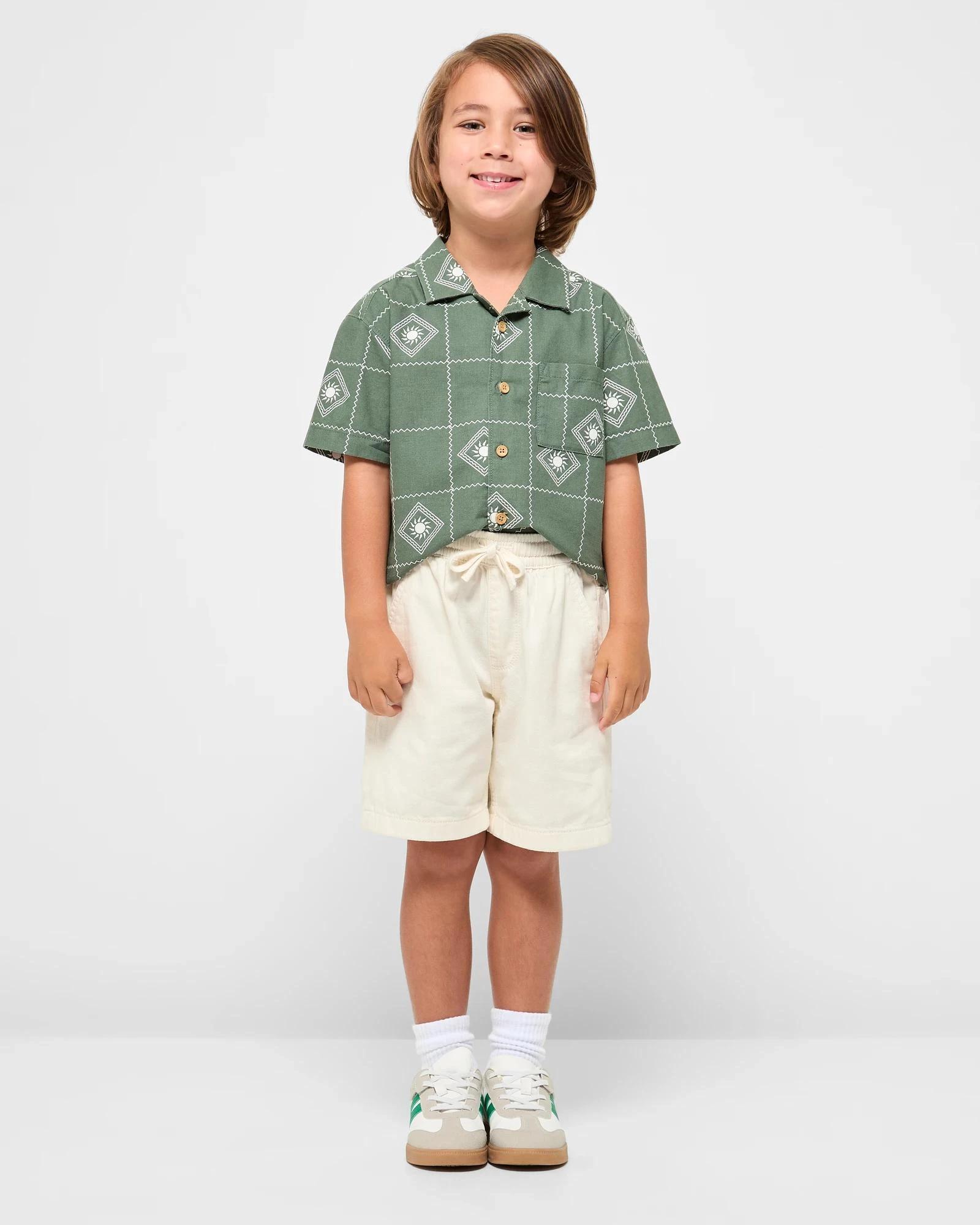 2 Target Denim Pull On Volley Shorts ECRU, 2 of 5