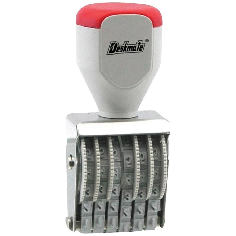 1 Deskmate Rubber Number Stamp, 1 of 1