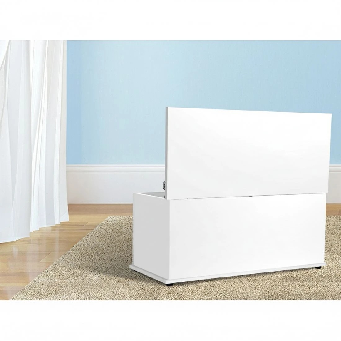 5 Keezi Kids Toy Box Chest Children Container Storage Clothes Organiser Cabinet - White, 5 of 7