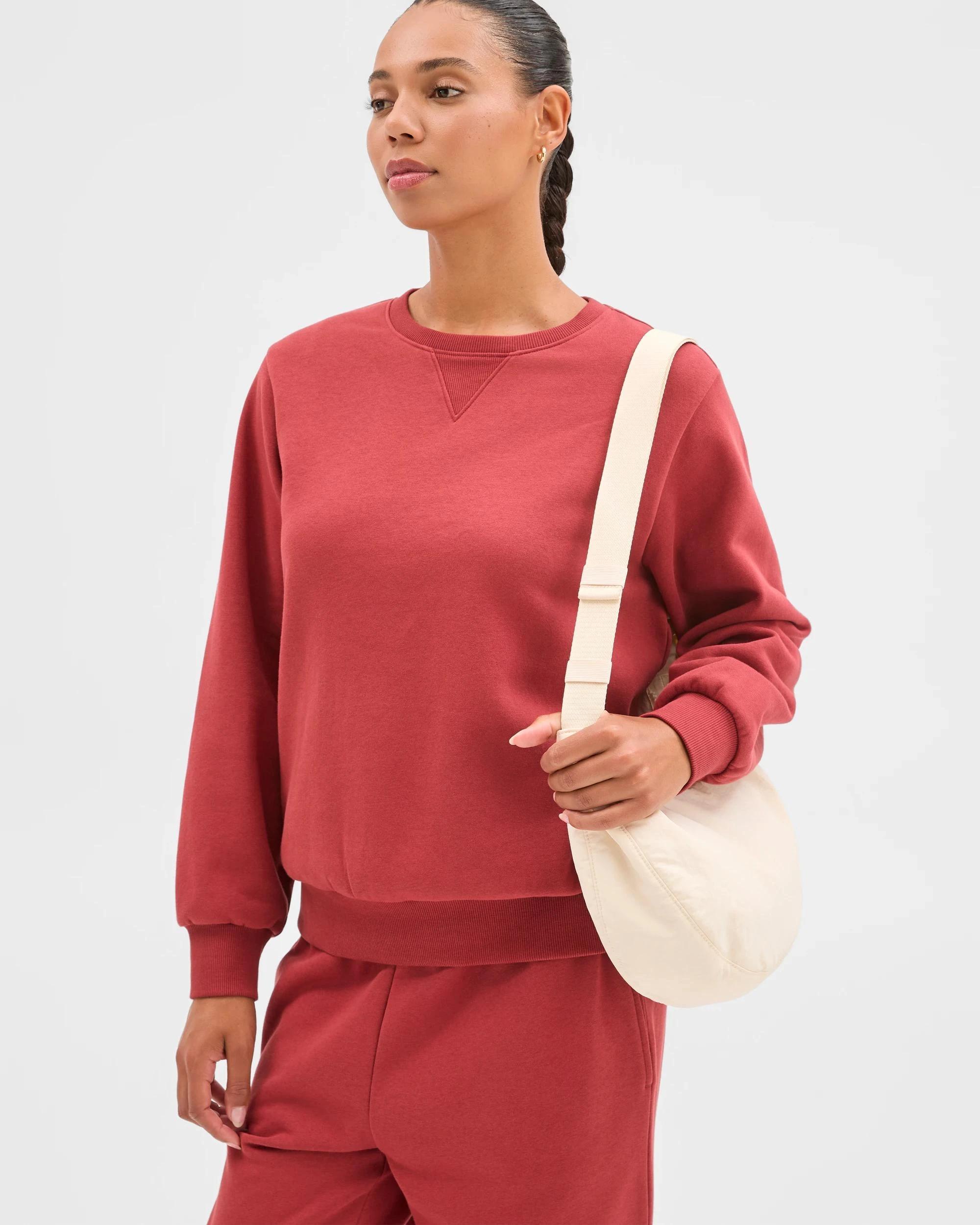 2 Target Active Australian Cotton Blend Fleece Sweat Top EARTH ROSE, 2 of 6