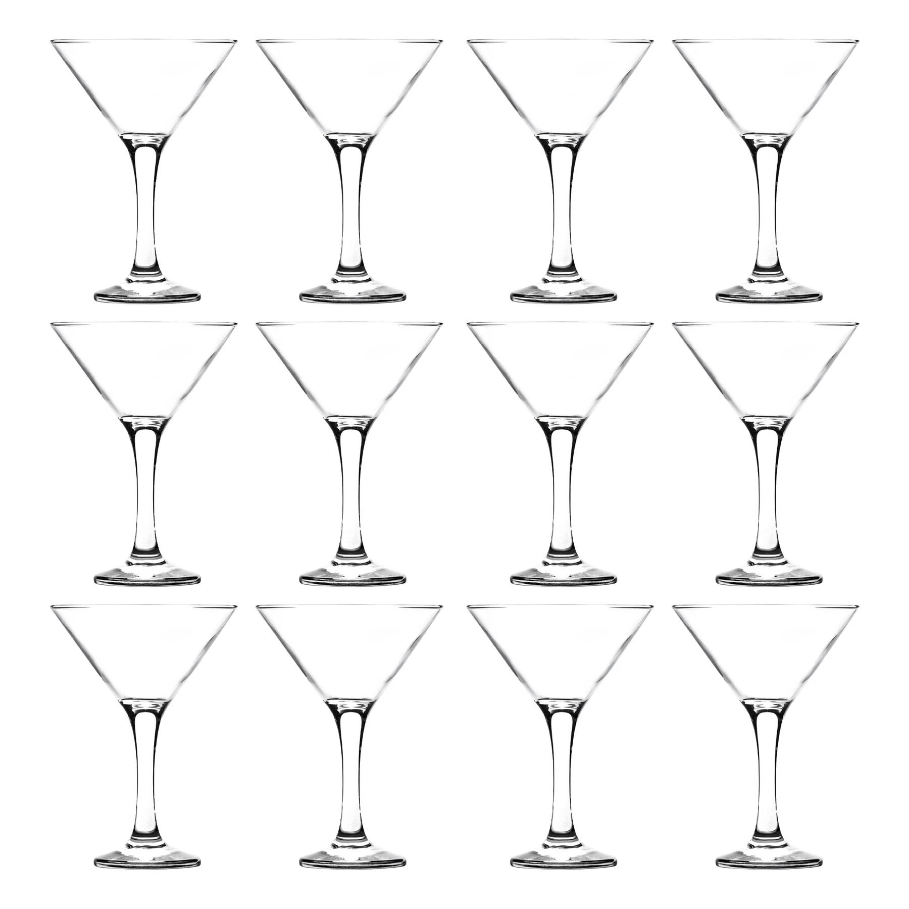 1 LAV Misket Martini Glasses - 175ml - Pack of 12 - Clear, 1 of 7
