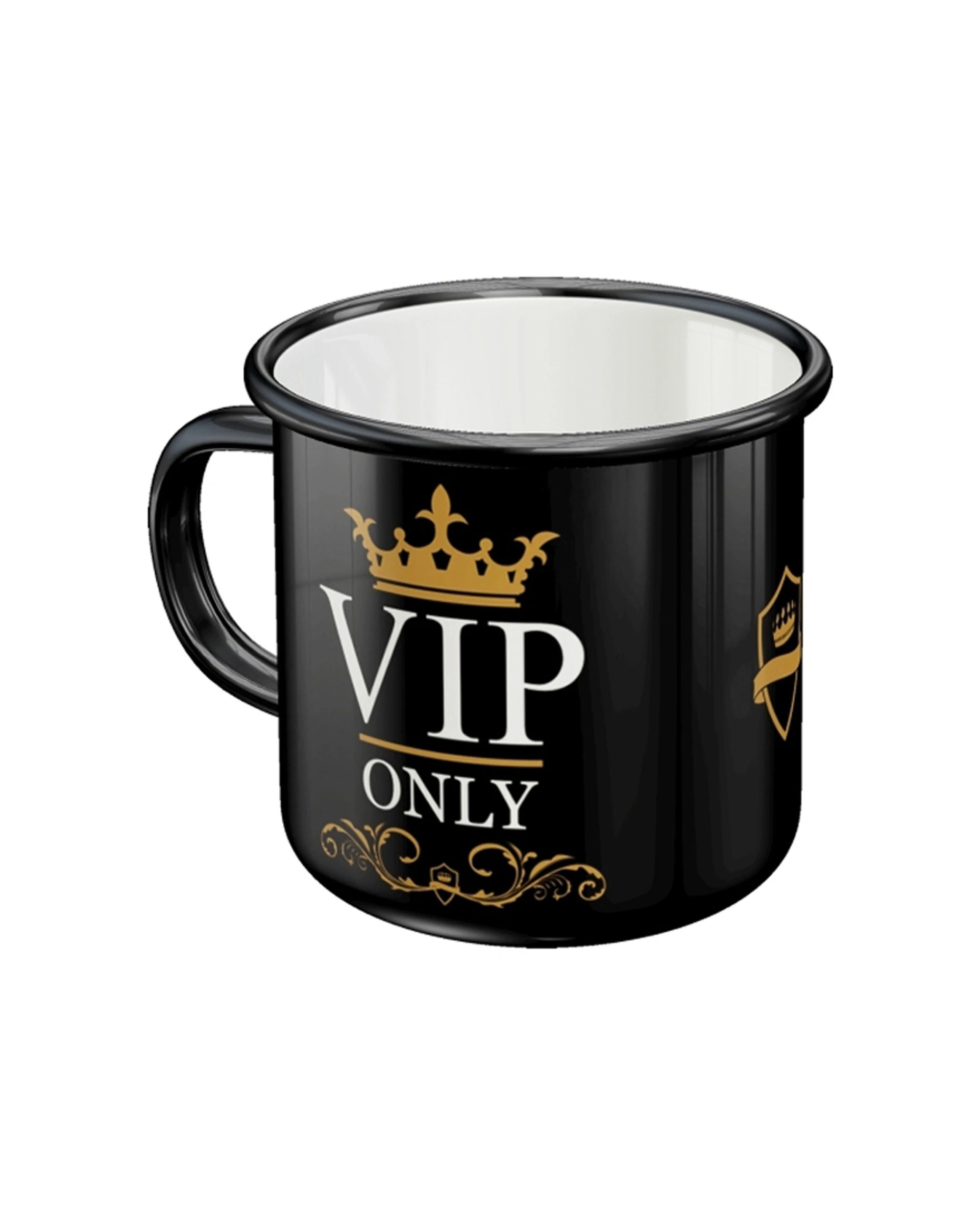 1 Nostalgic-Art Enamel Mug 360ml Mug -  VIP Only - Plain, 1 of 4
