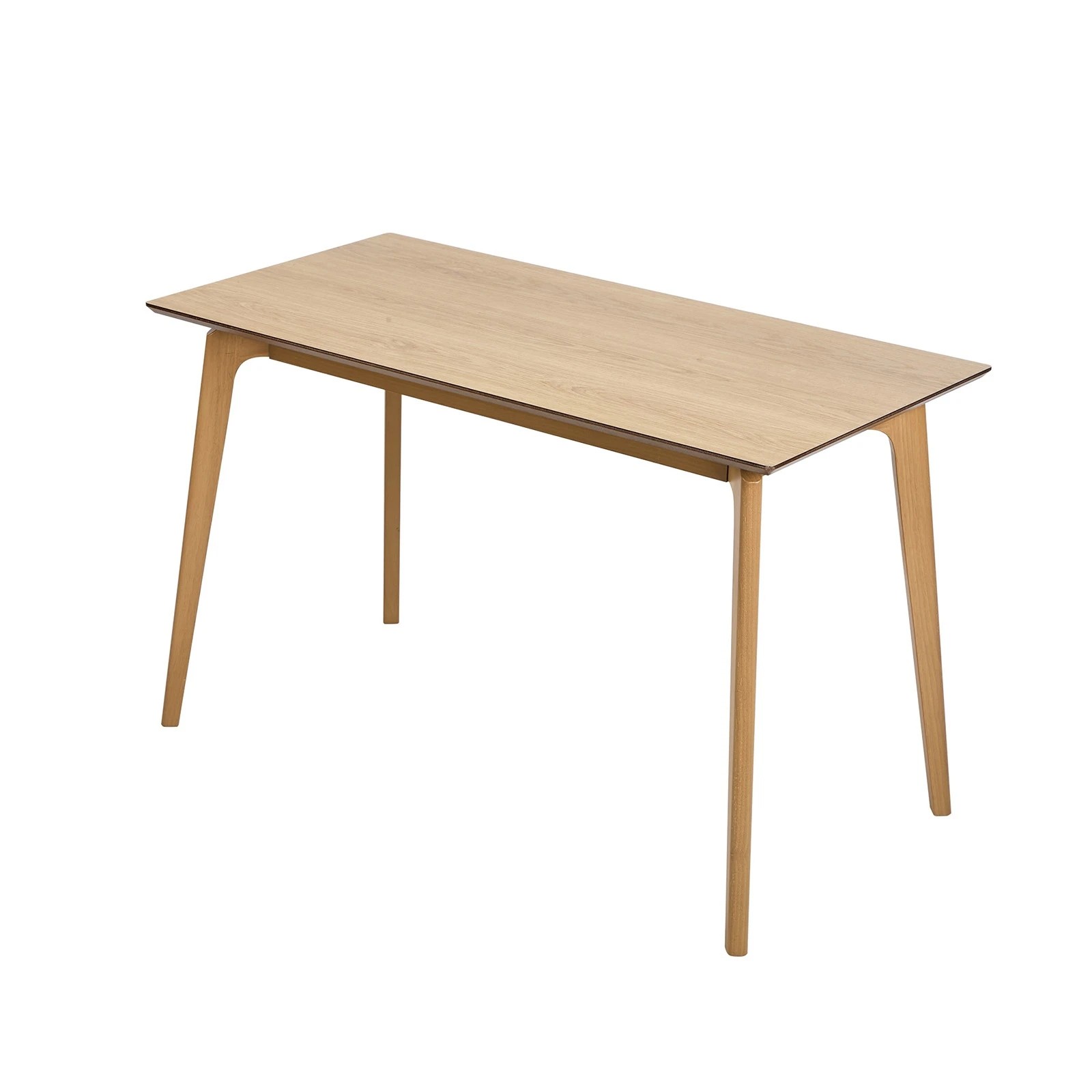 8 Oikiture Wooden Dining Table 120cm Rectangular 4 Seater Pinewood Legs - Natural, 8 of 9