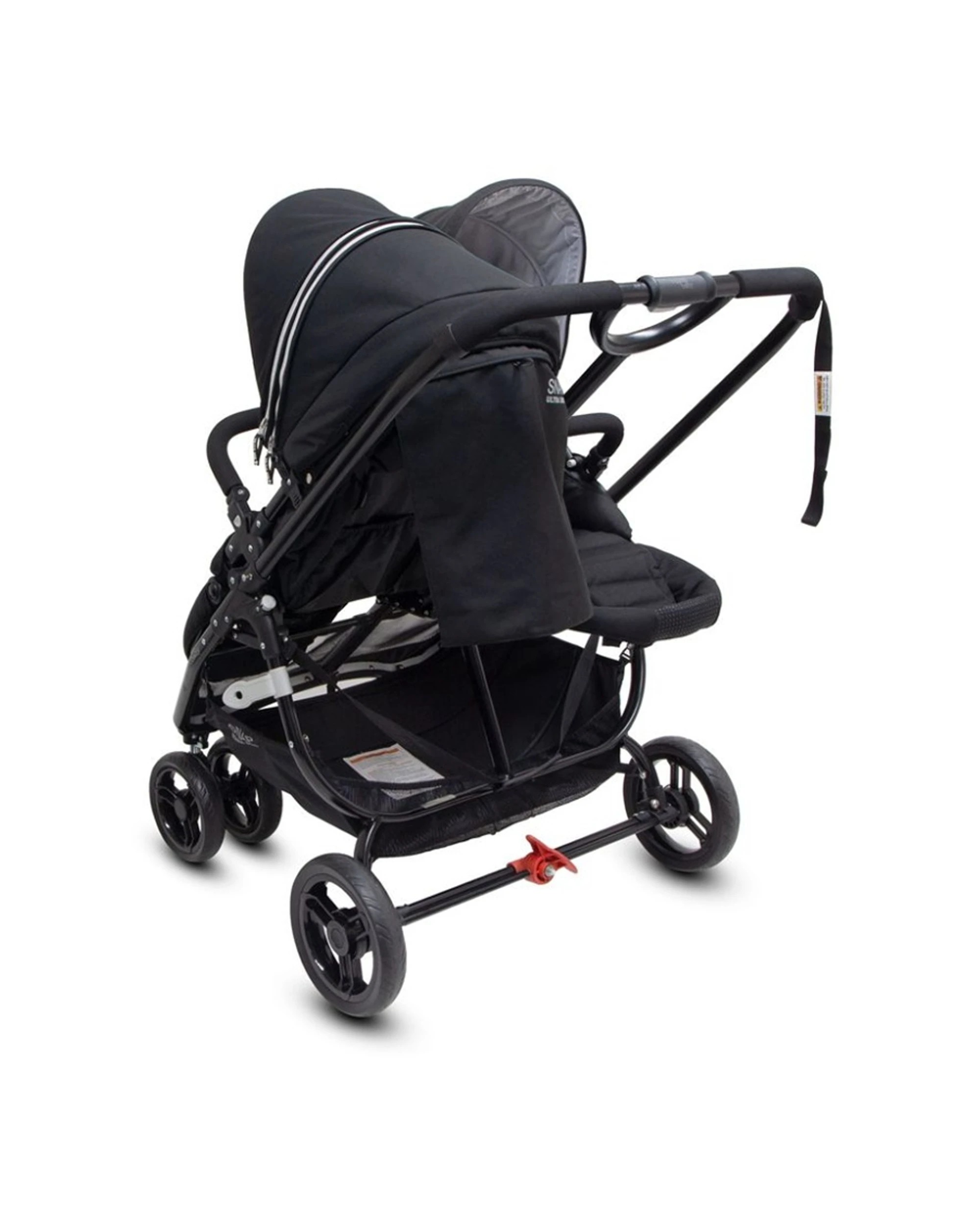 6 ValcoBaby Snap Ultra Duo Lightweight Double Stroller Side By Side 2 Seats - Black, 6 of 8