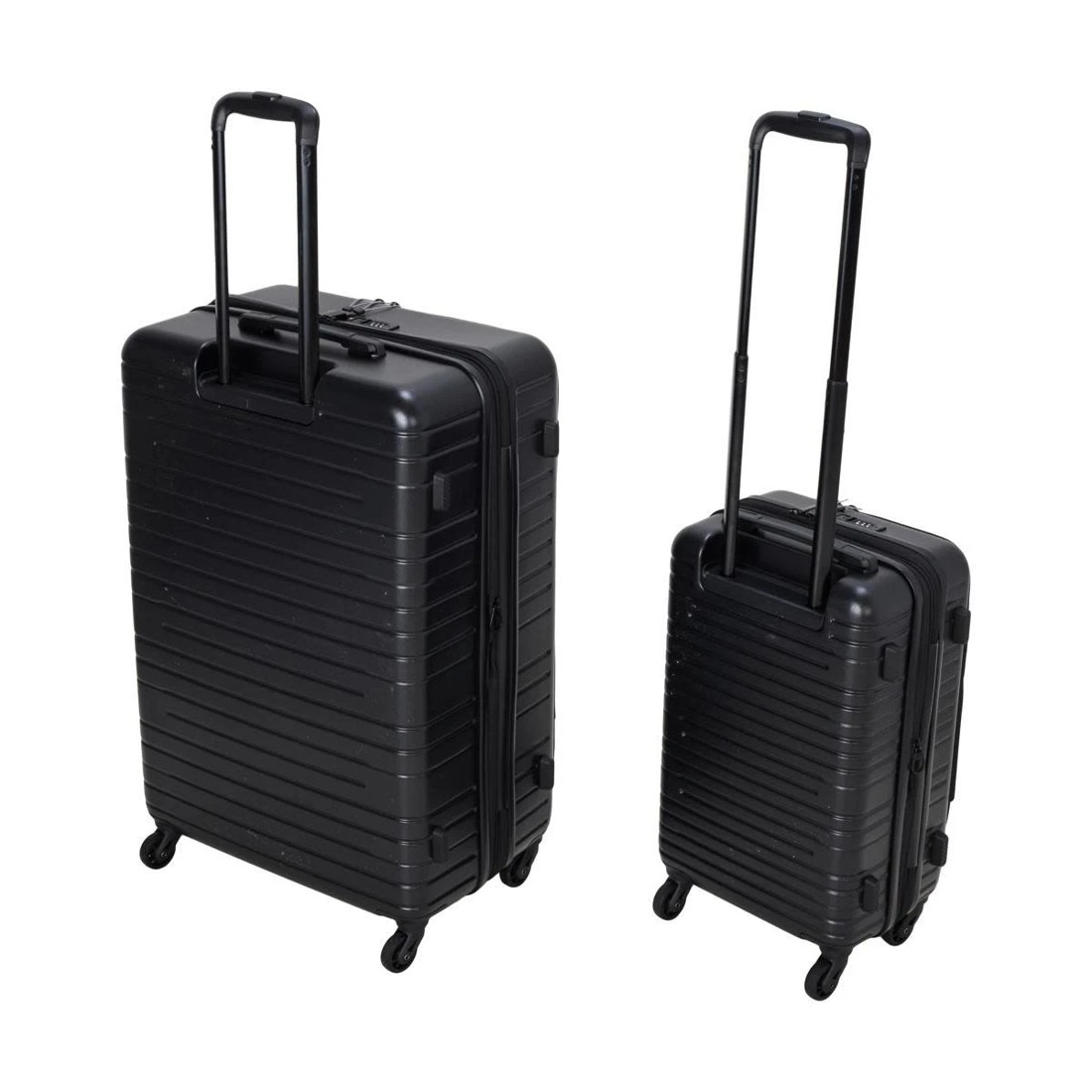 2 2 Piece 2 Way Open Hard Case Set - Black, 2 of 8