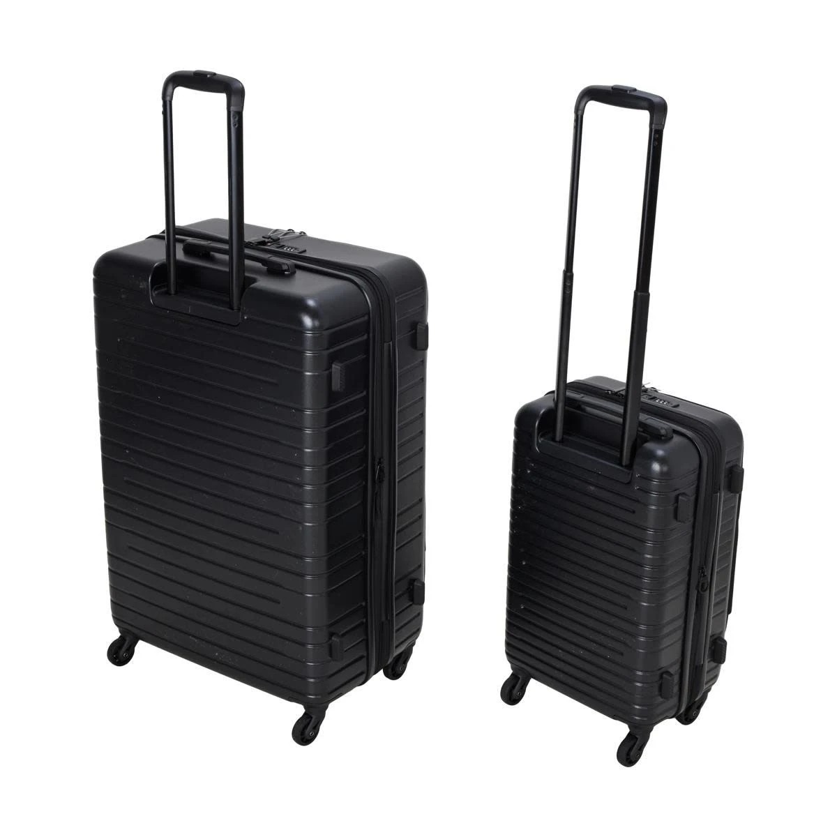 2 2 Piece 2 Way Open Hard Case Set - Black, 2 of 8