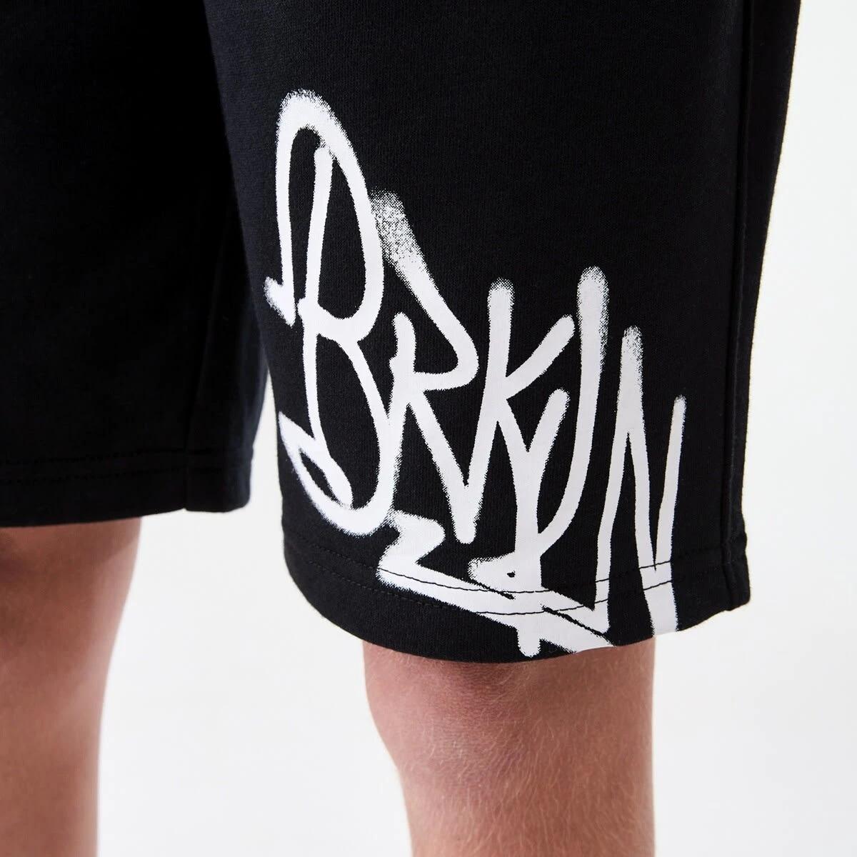 3 Printed Knit Shorts BLACK, 3 of 7