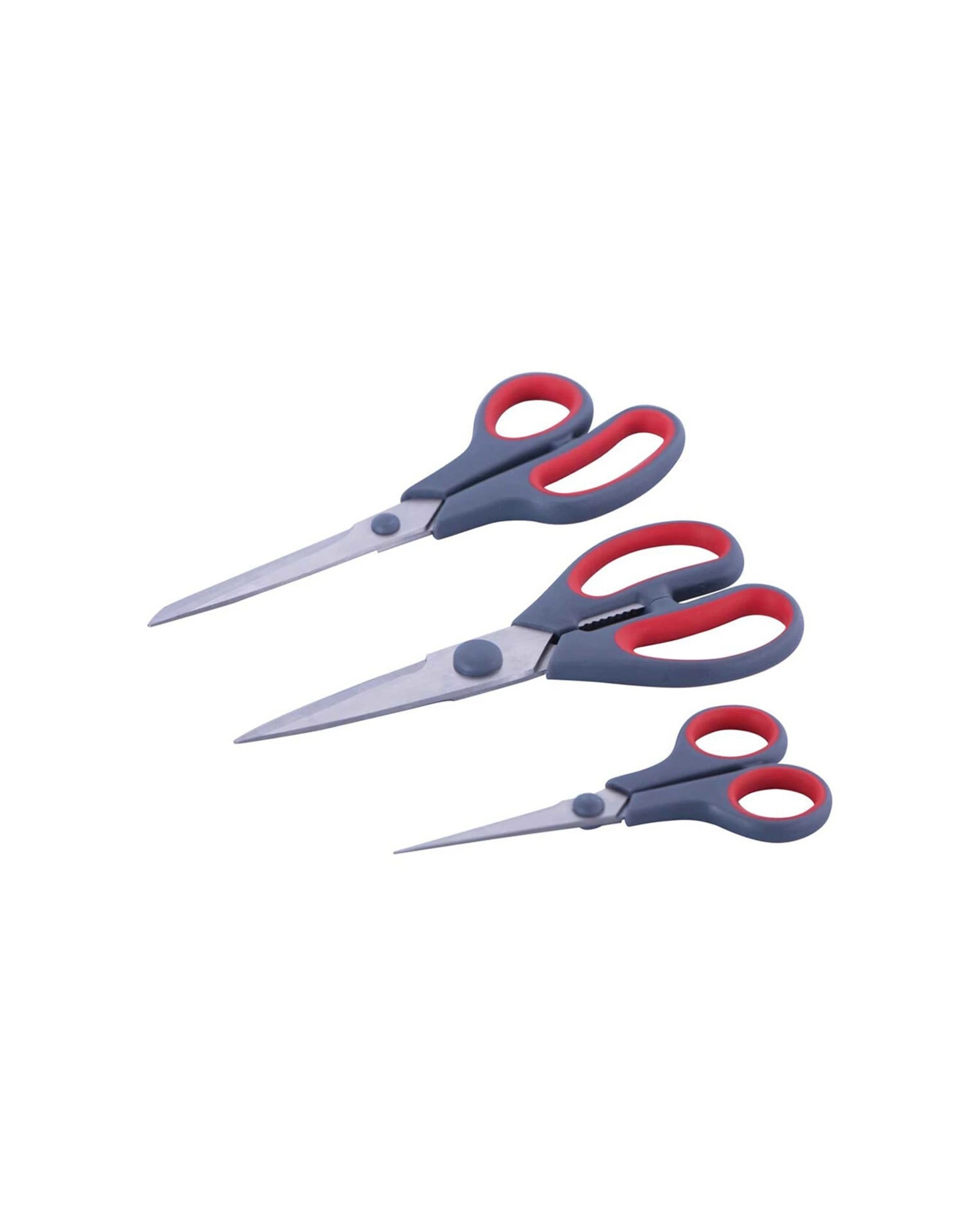 3 Avanti 3pc Dura Edge Scissors Set - Kitchen With Nutcracker Stainless Steel - Blue, 3 of 3