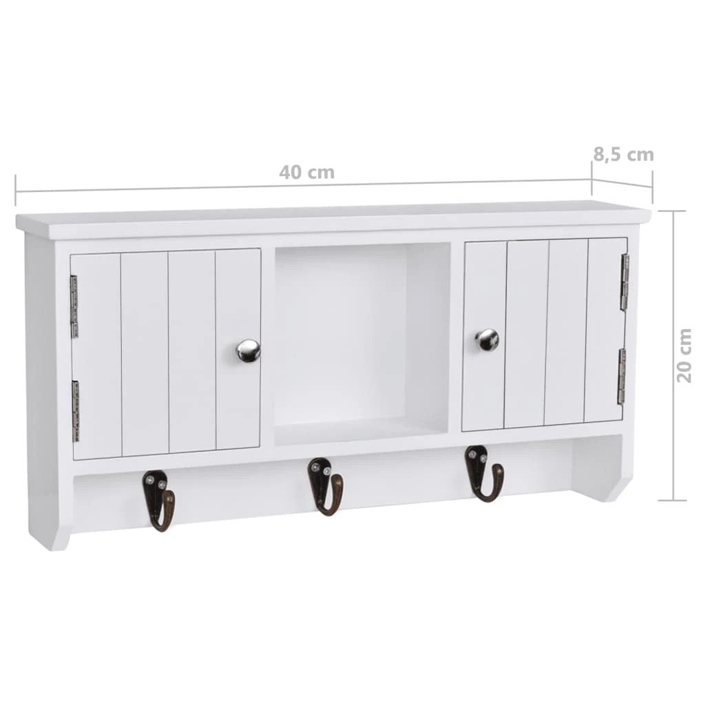 8 vidaXL cabinet Ample Storage - White, 8 of 8