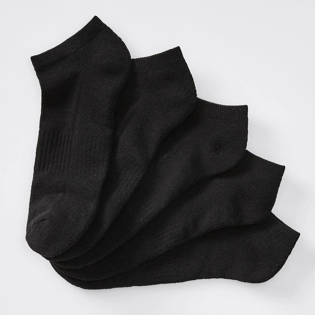 1 Maxx 5 Pack Low Cut Sport Socks BLACK