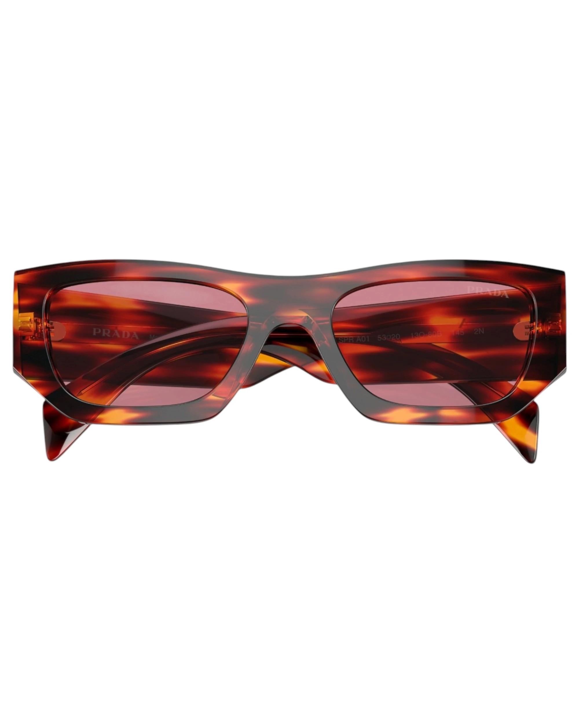 3 Prada Womens Sunglasses PRA01S Sunnies HAVANA RED/DARK VIOLET, 3 of 5