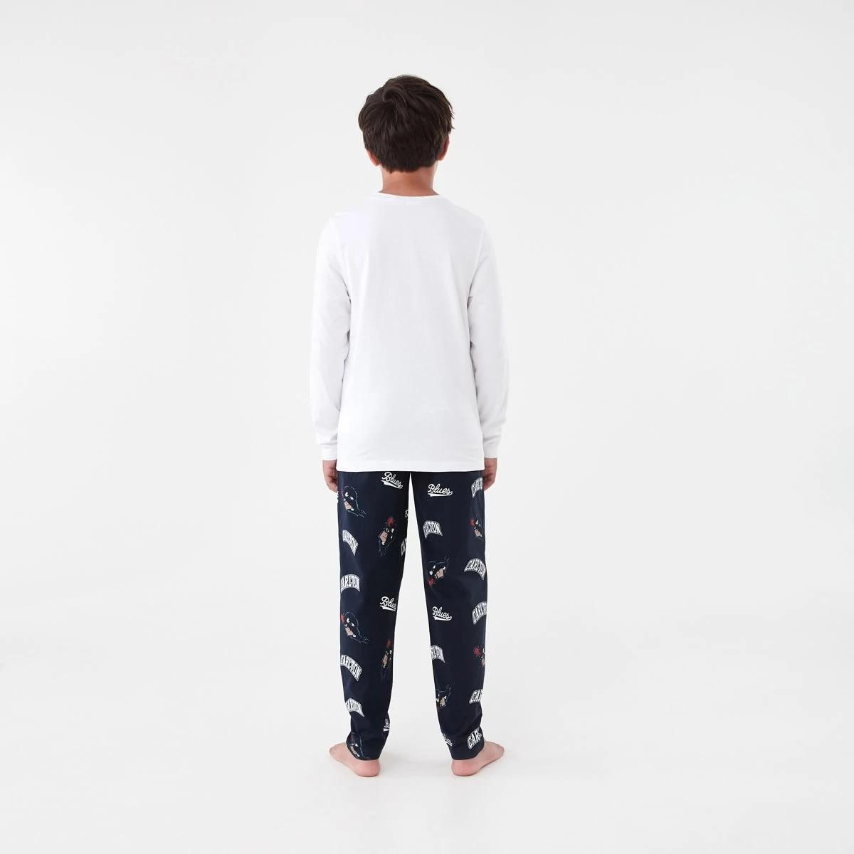 2 Official AFL Kids Pyjama Set Carlton, 2 of 9