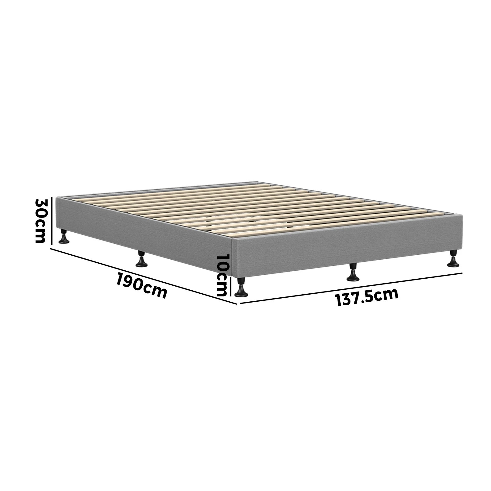 3 Oikiture Double Bed Base Platform
 - Grey, 3 of 9
