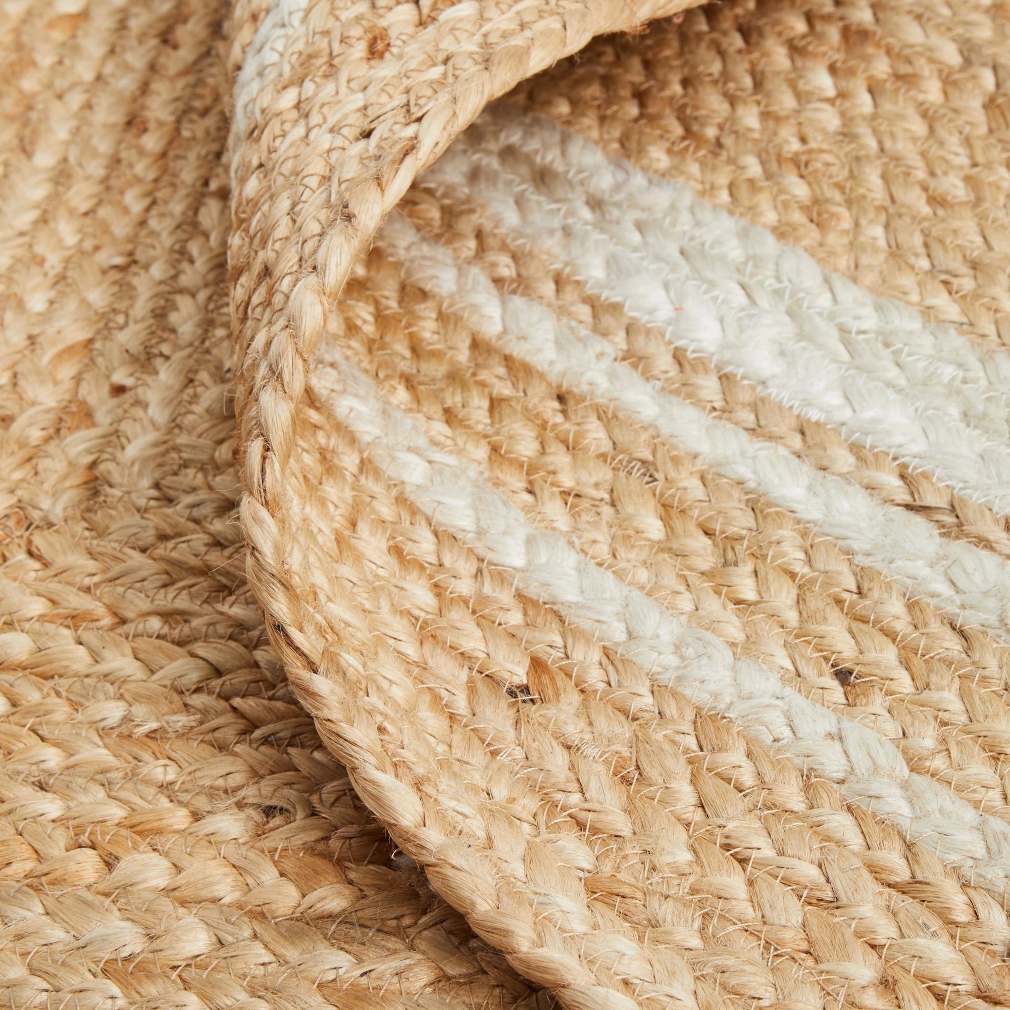 9 Common Ground Rugs Drift 111 220x150cm - Medium Jute Rug - Natural, 9 of 10