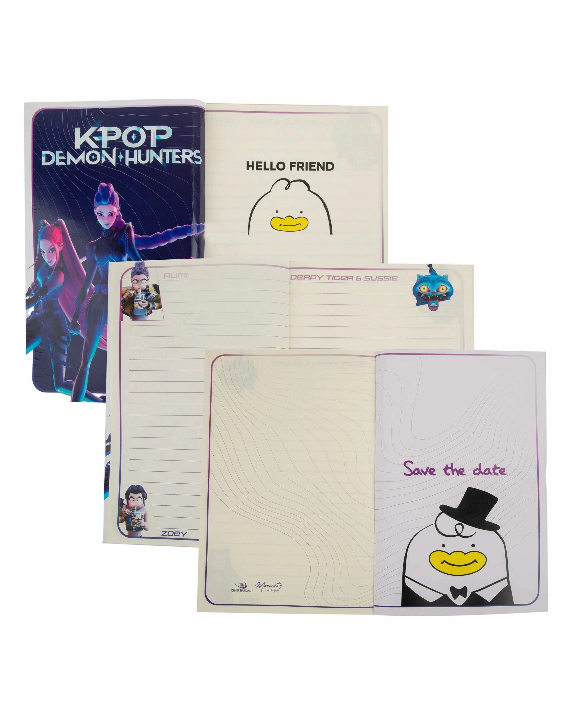 1 K-Pop Demon Hunters HUNTR/X Softcover Notebook, 1 of 4