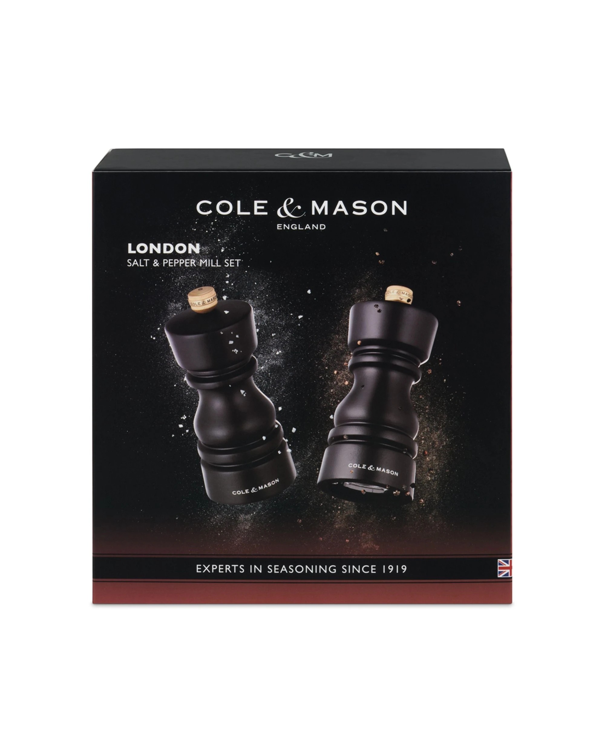 3 Cole & Mason 2pc Chocolate Wood Salt and Pepper Mill Gift Set 13cm - Brown, 3 of 3