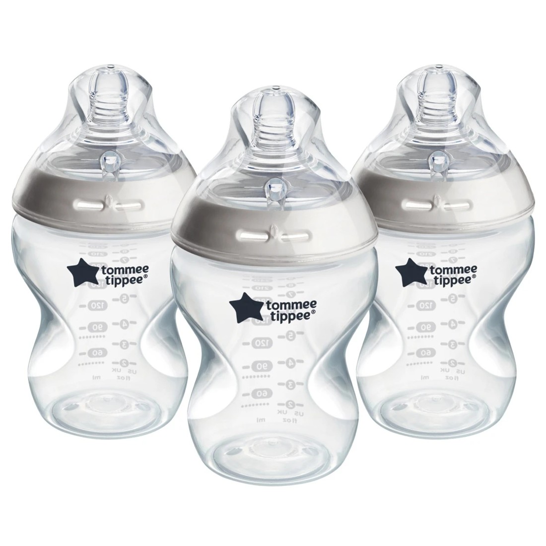 2 3 Pack Tommee Tippee Natural Start Baby Bottles, 2 of 8