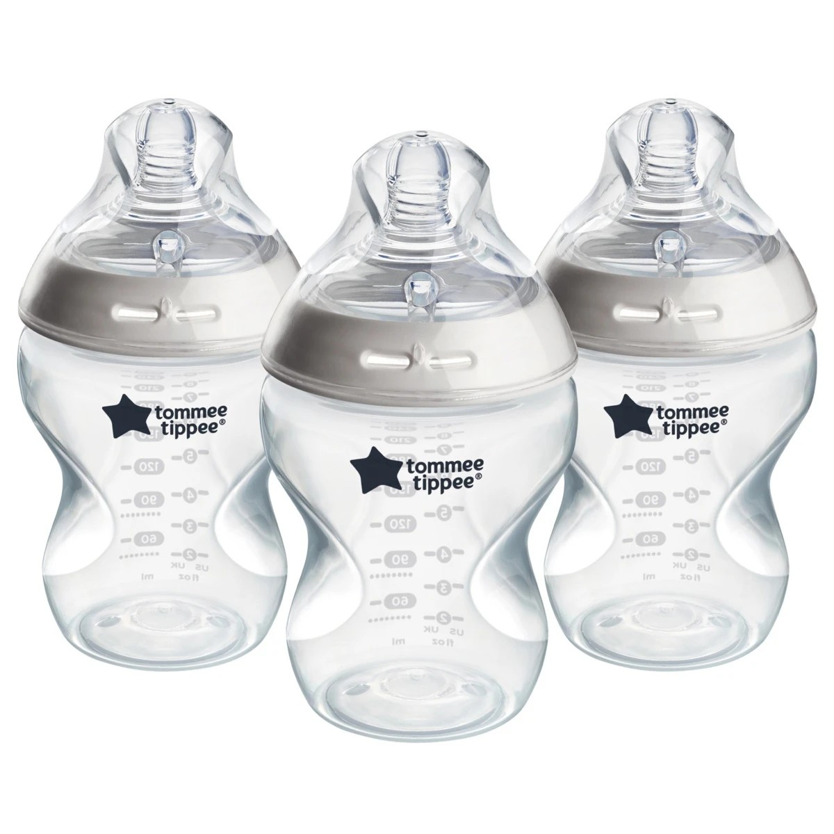 2 3 Pack Tommee Tippee Natural Start Baby Bottles, 2 of 8